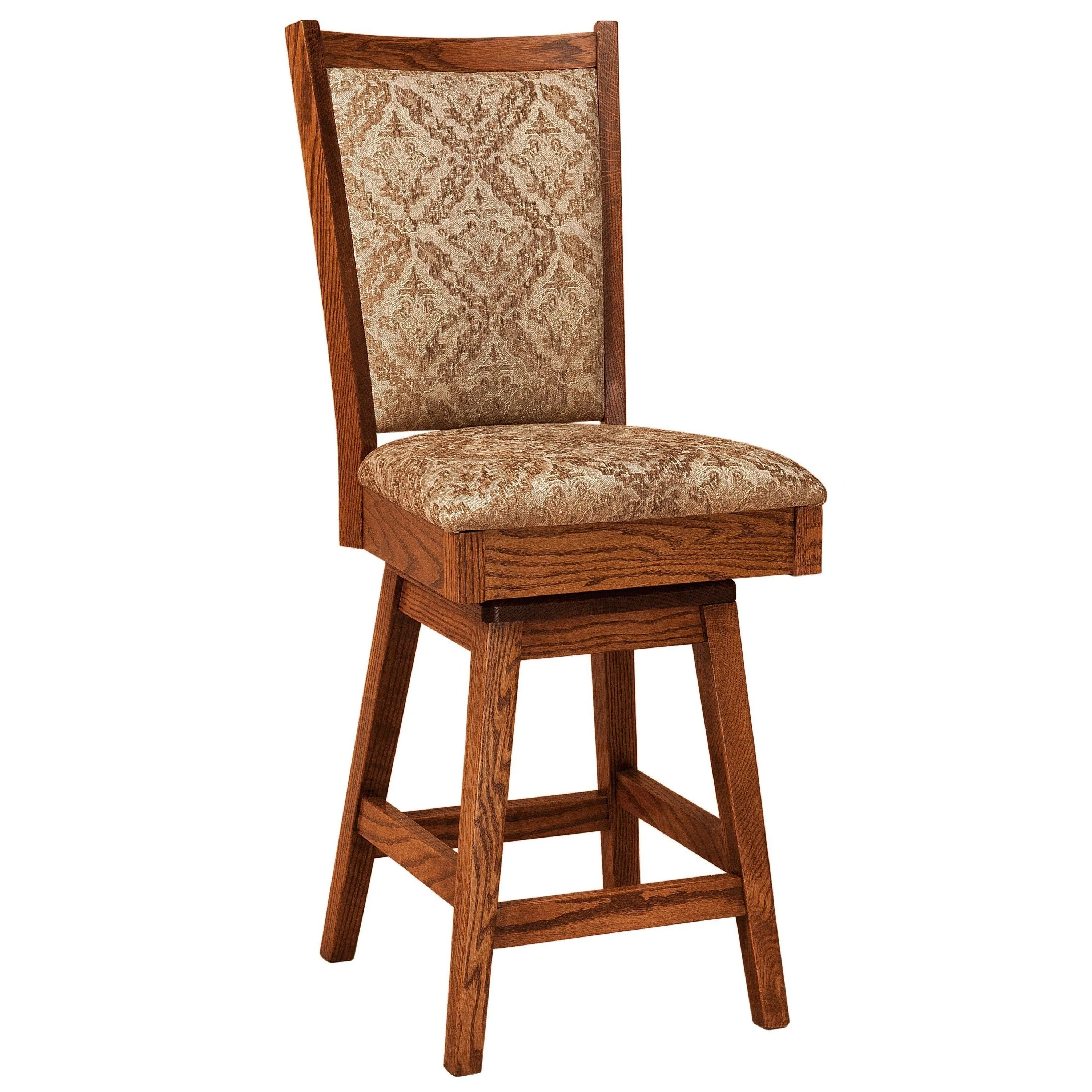 Amish Kalispel Swivel Bar Chair
