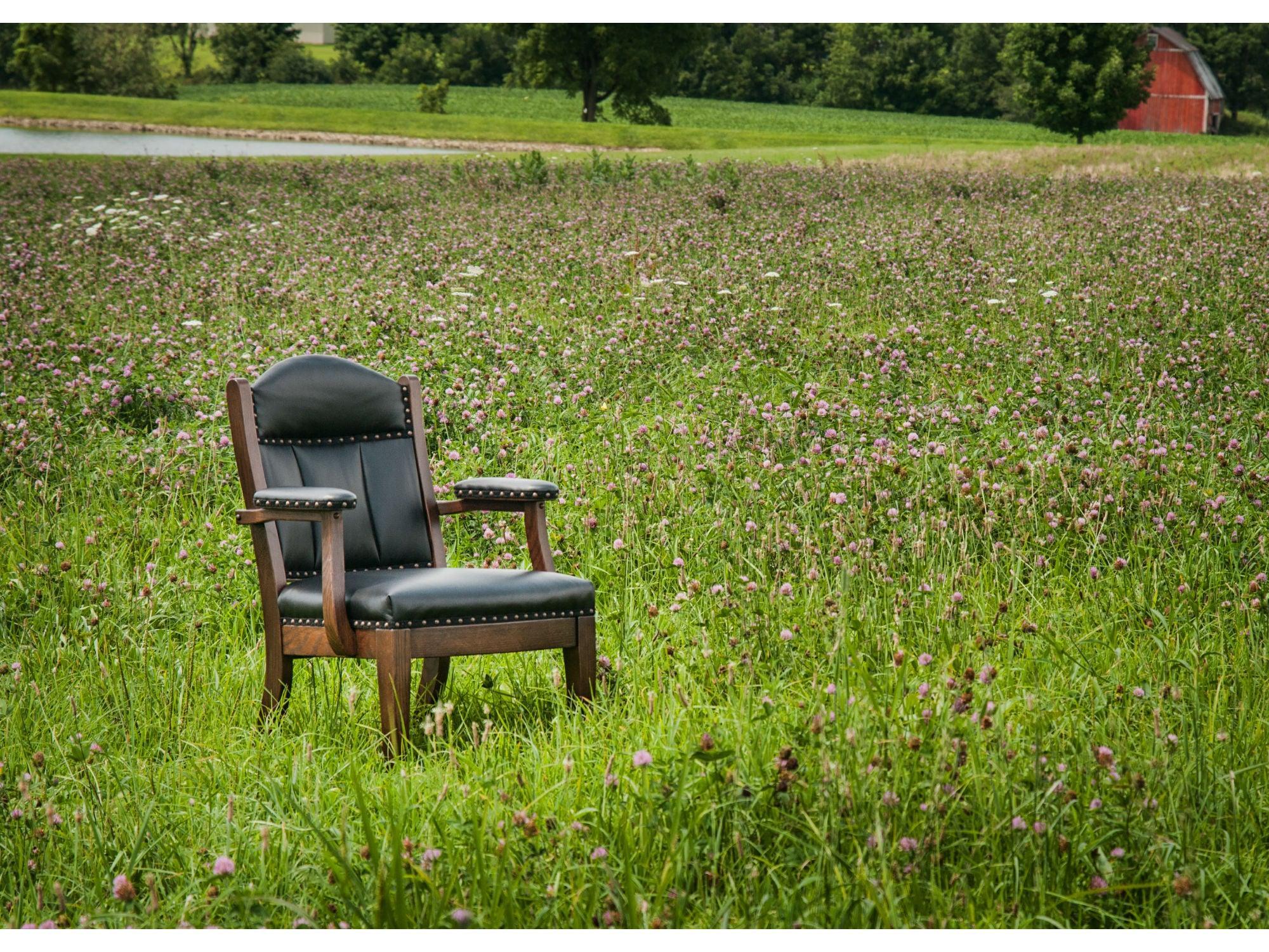 Amish Low Back Client Arm Chair