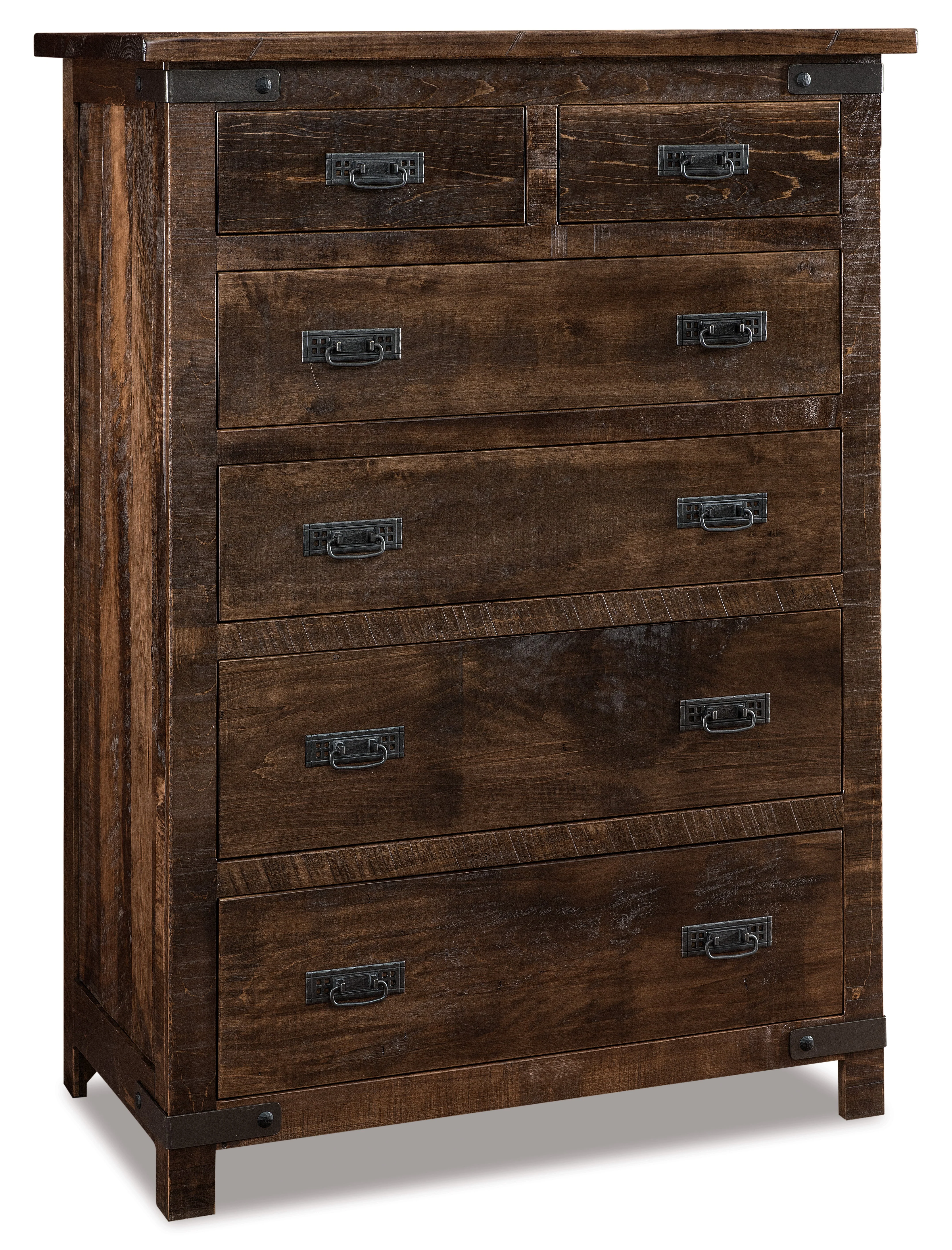 Amish Ironwood Six Drawer Chest