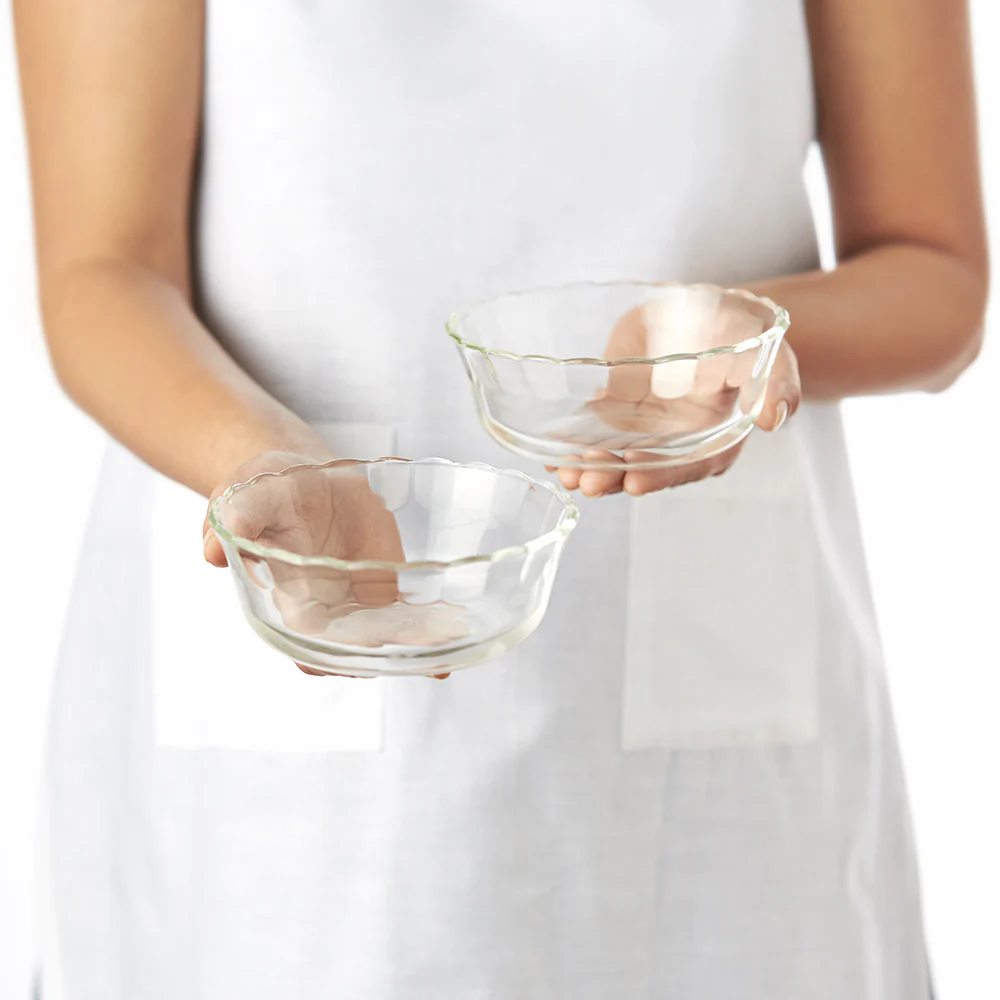 Borosil Designer Bowl Set, 430ml x 4