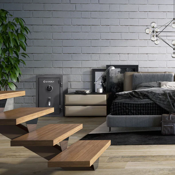 Barska AX13744 Biometric Keypad Fire Resistant Safe