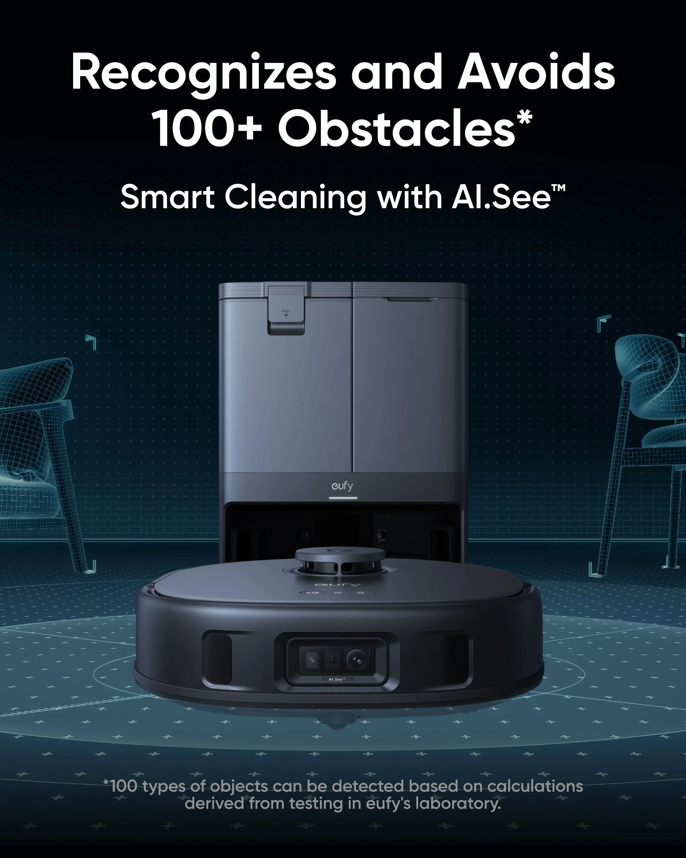 Eufy X10 Pro Omni Robot Vacuum & Mop with MopMaster 2.0 鈥?8,000 Pa Suction | T2351V11