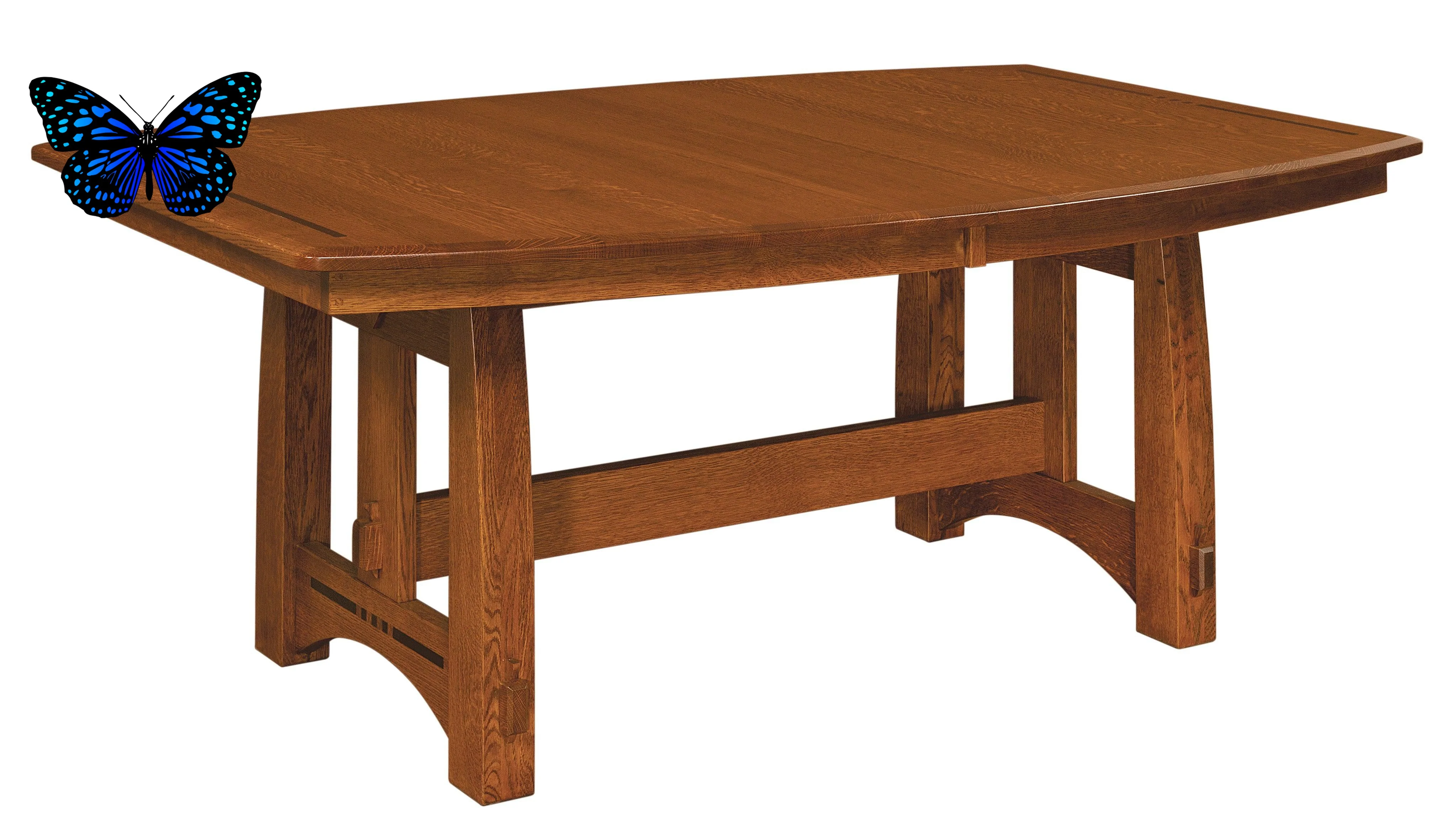 Amish Colebrook Trestle Table