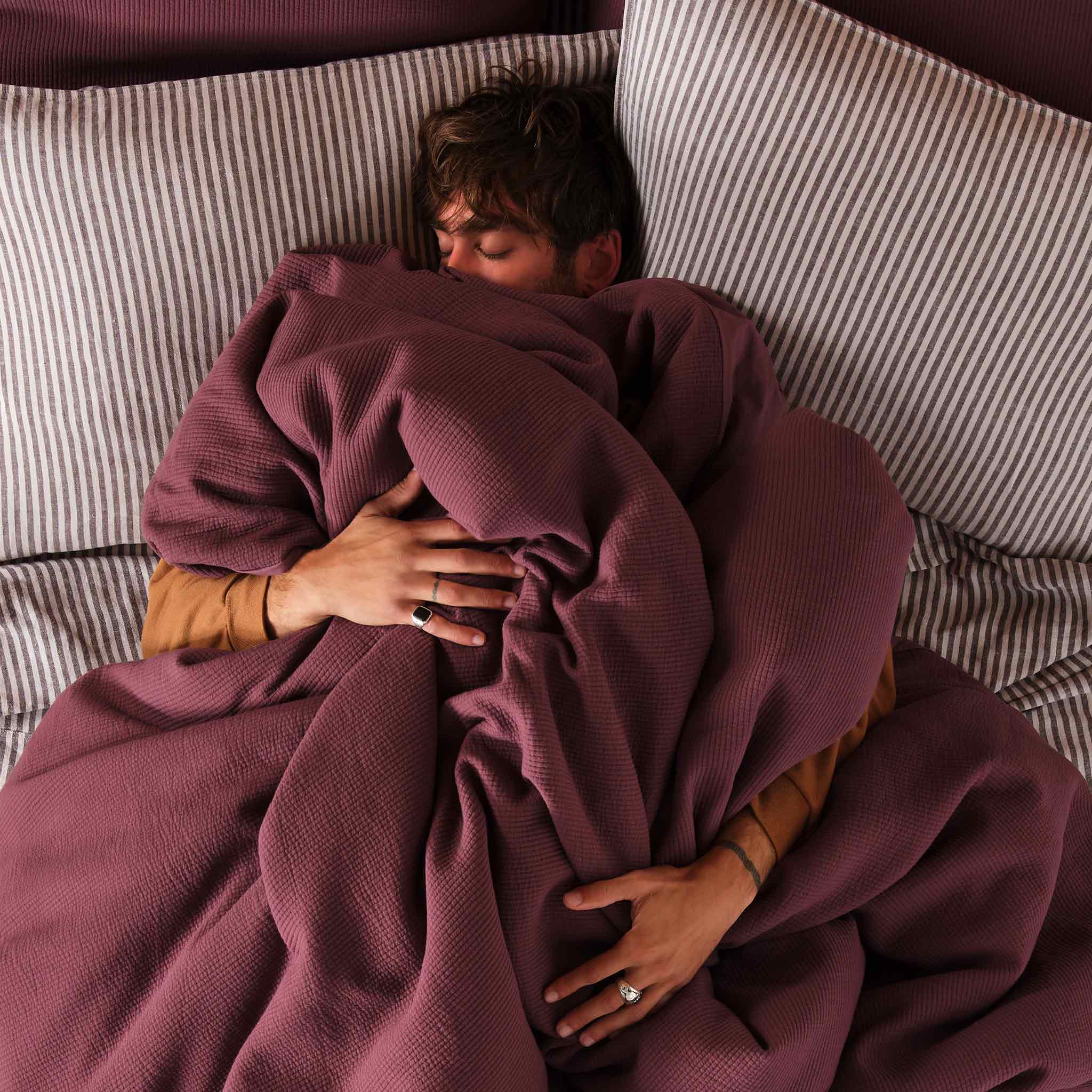 Ribbed Matelasse Duvet Set