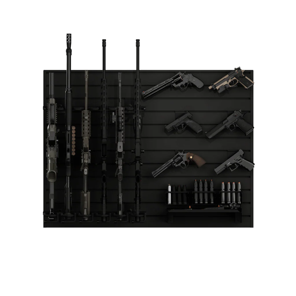 Hold Up Displays Black Camo Gun Wall Bundle HD100-BC