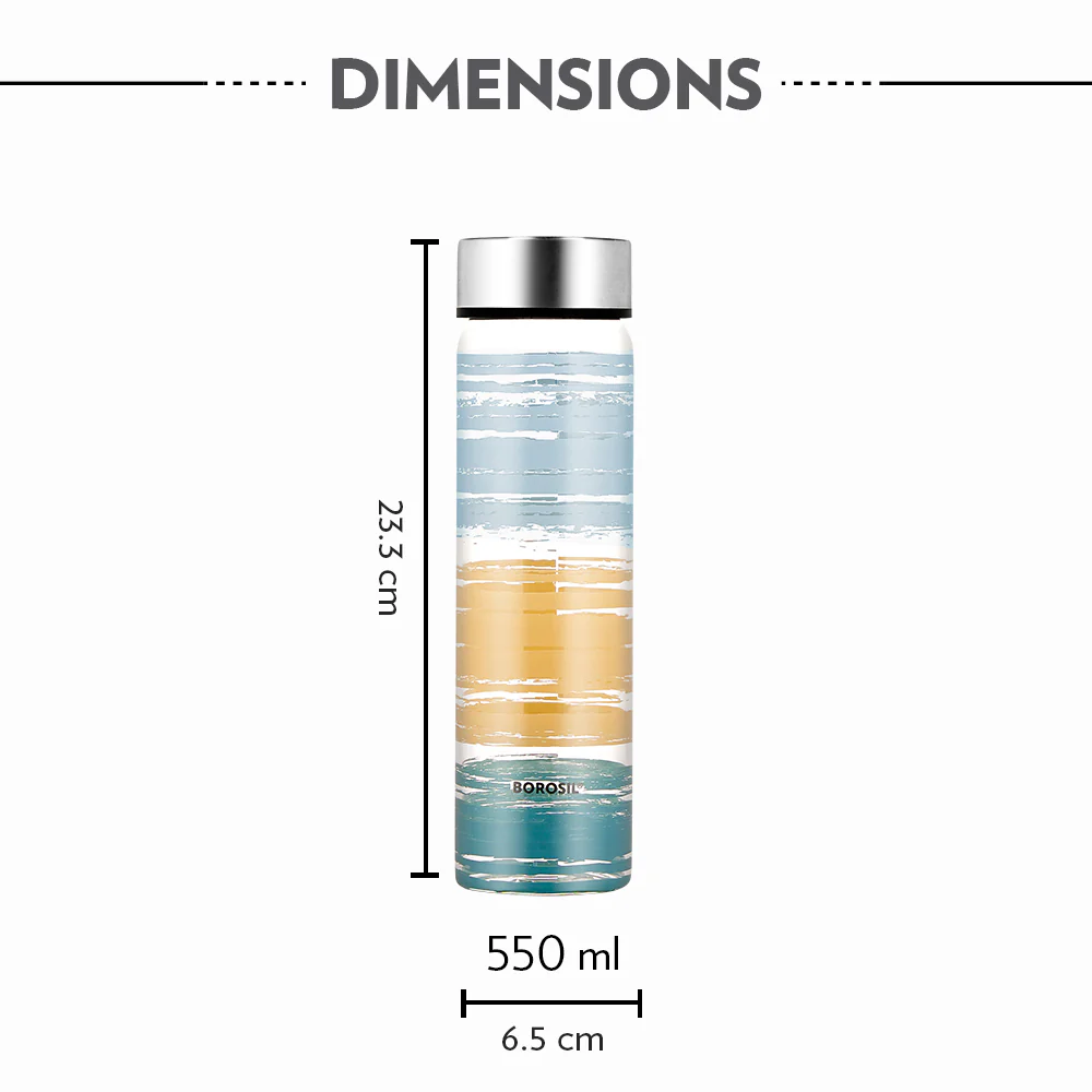 Neo Wide Mouth Glance Glass Bottle