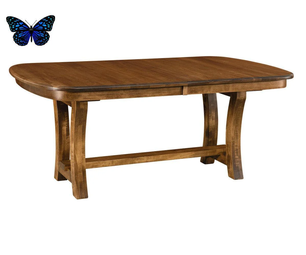 Amish Camp Hill Trestle Table