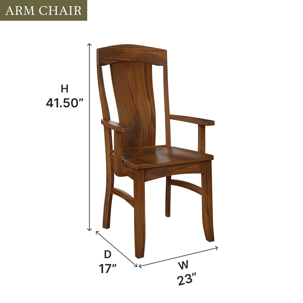 Amish Bailey Dining Chair - Quick Ship