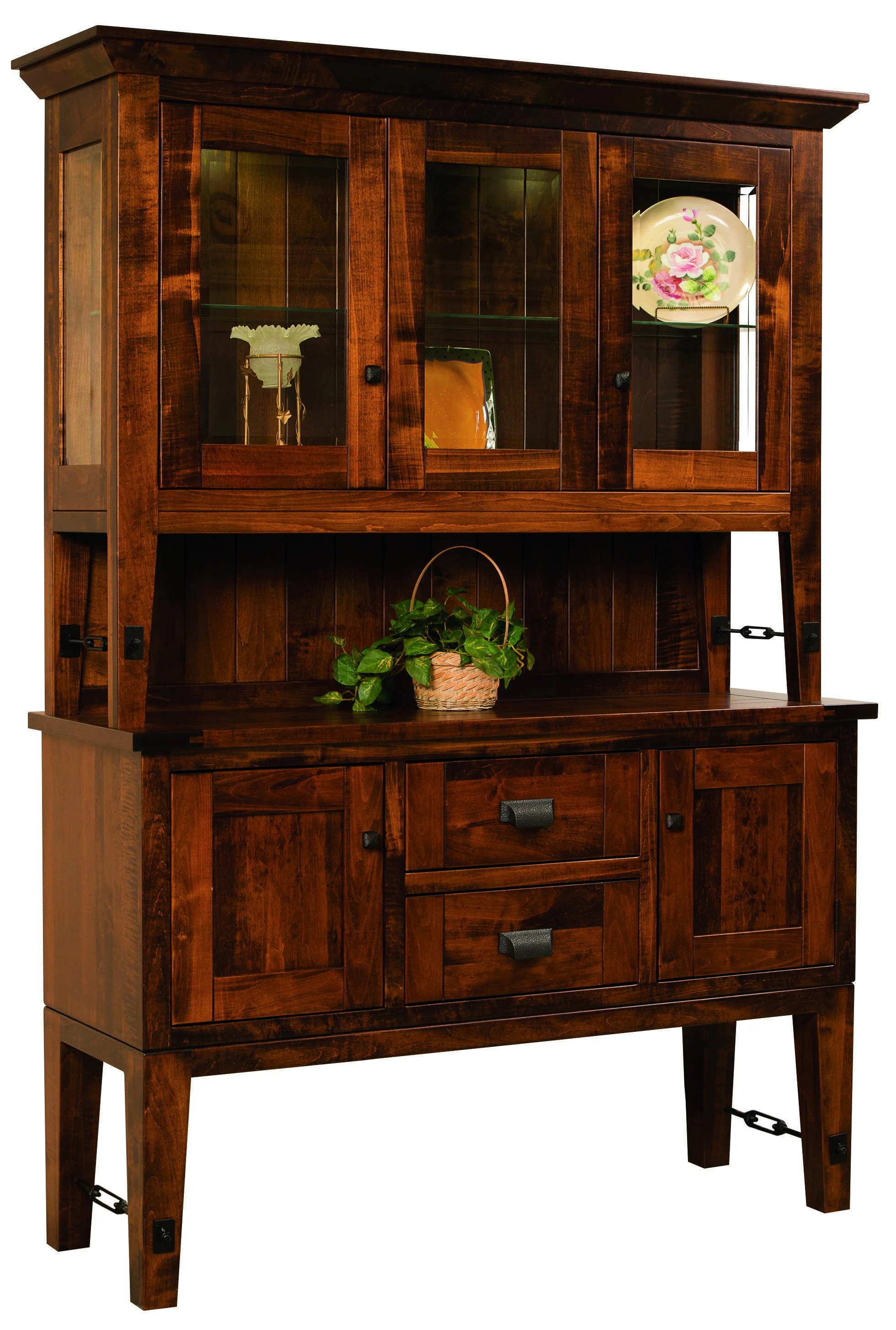 Amish Bridgeton Hutch