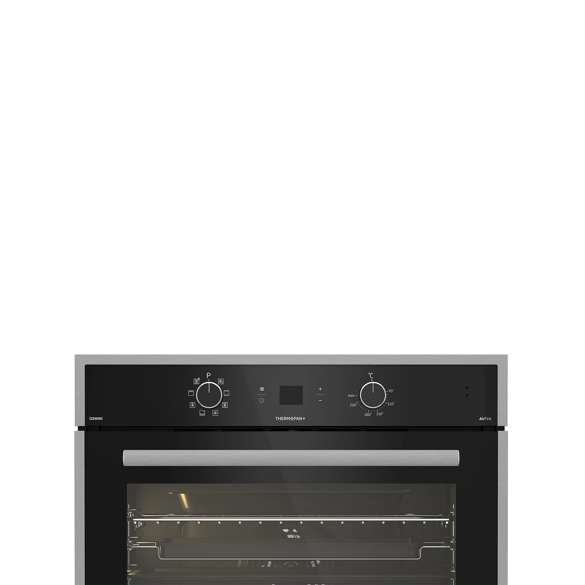 Defy 70cm Gemini Thermofan+ Eye-Level Oven Black