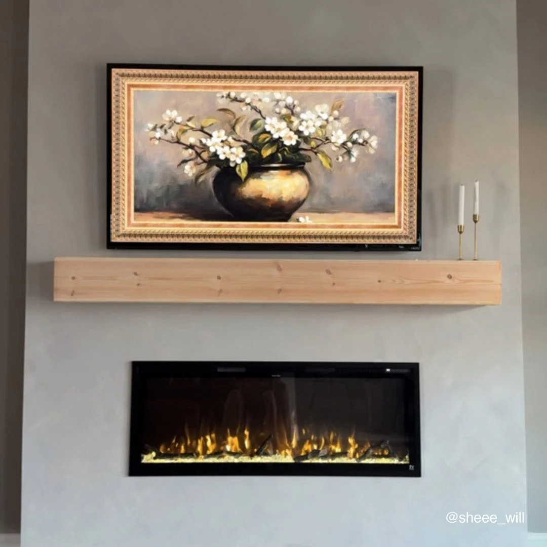 Sideline Elite 50 Inch Recessed Smart Electric Fireplace 80036