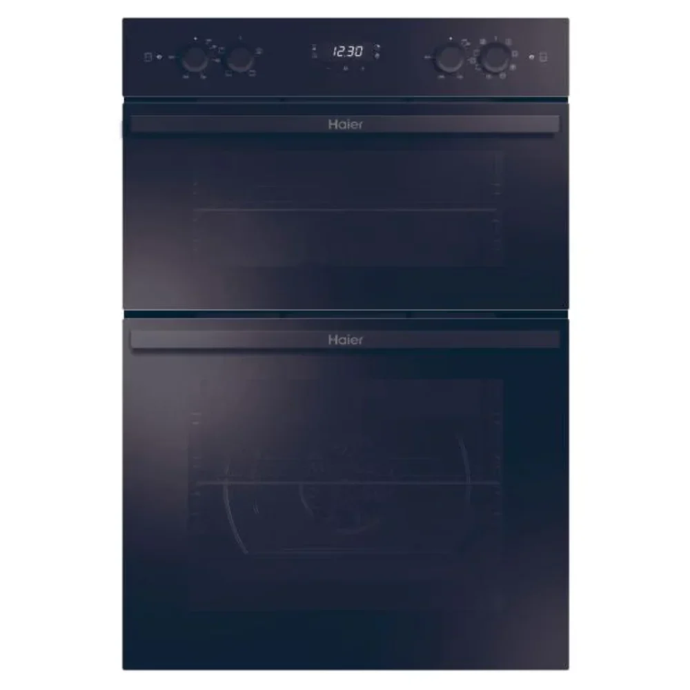 Haier Series 2 Built-In Double Oven with Steam | Black | HWO9M2M5B