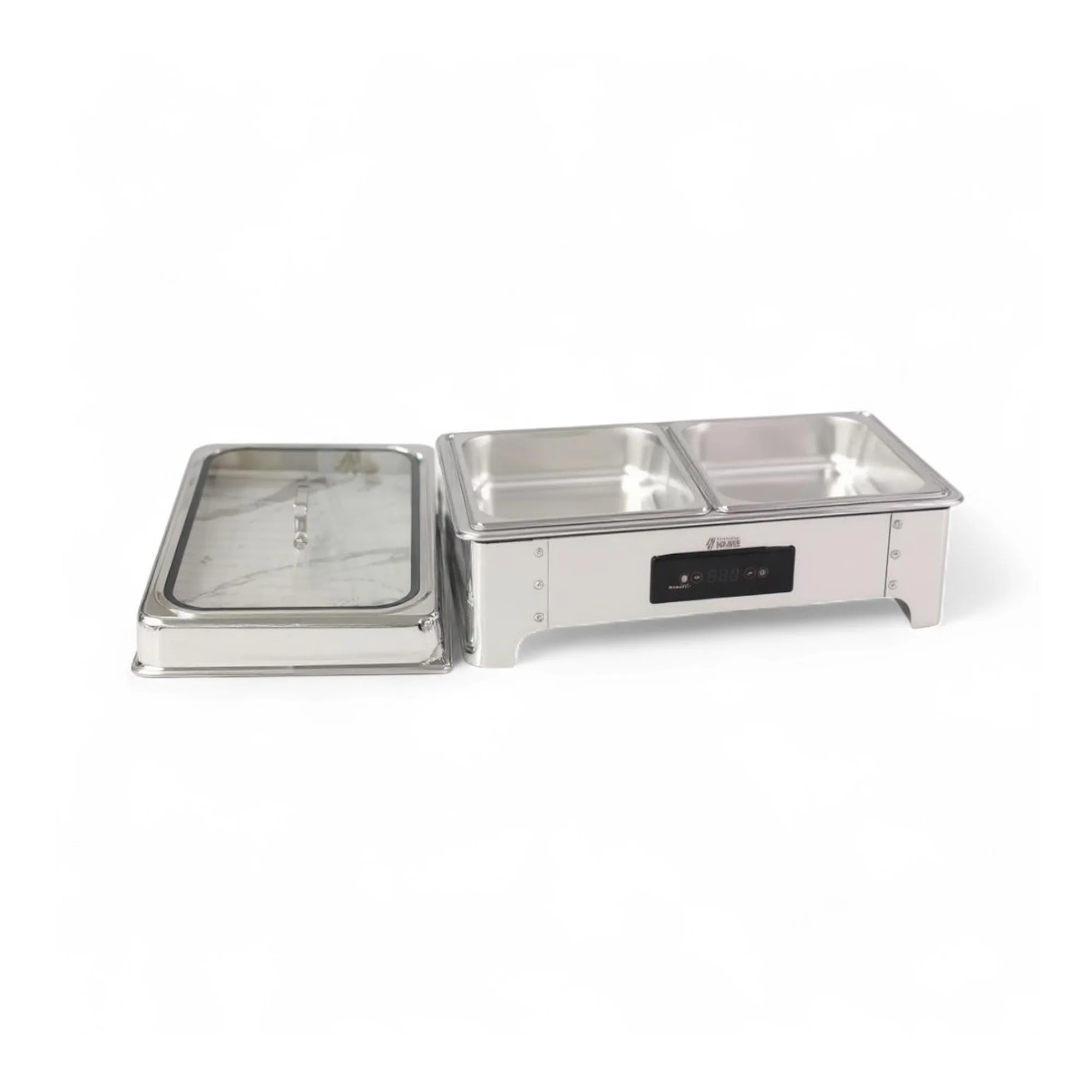 Condere Double Chafing Dish Silver