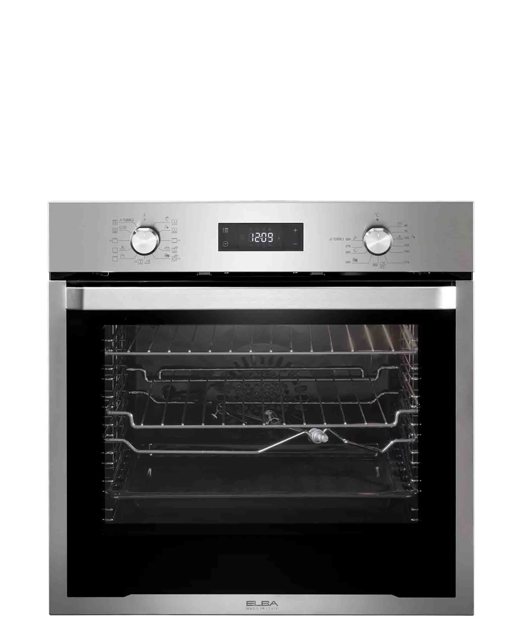 Elba 60cm Electric Multifunction Oven - Silver