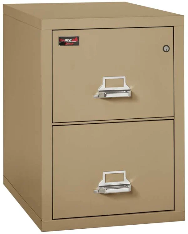 FireKing 2-1929-2 Two-Hour Two Drawer Vertical Letter Fire File Cabinet