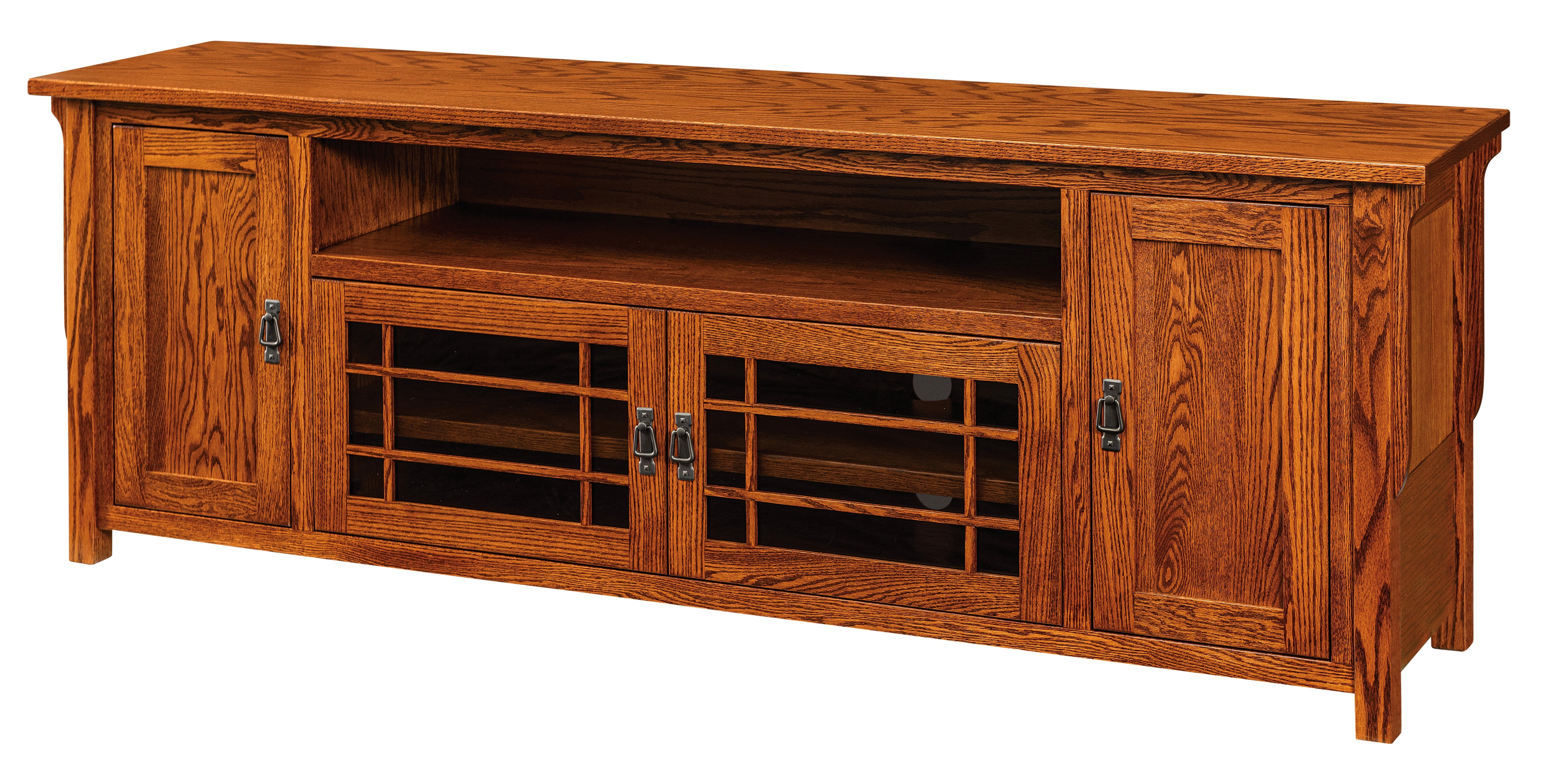 Amish Landmark Sound Bar TV Cabinet