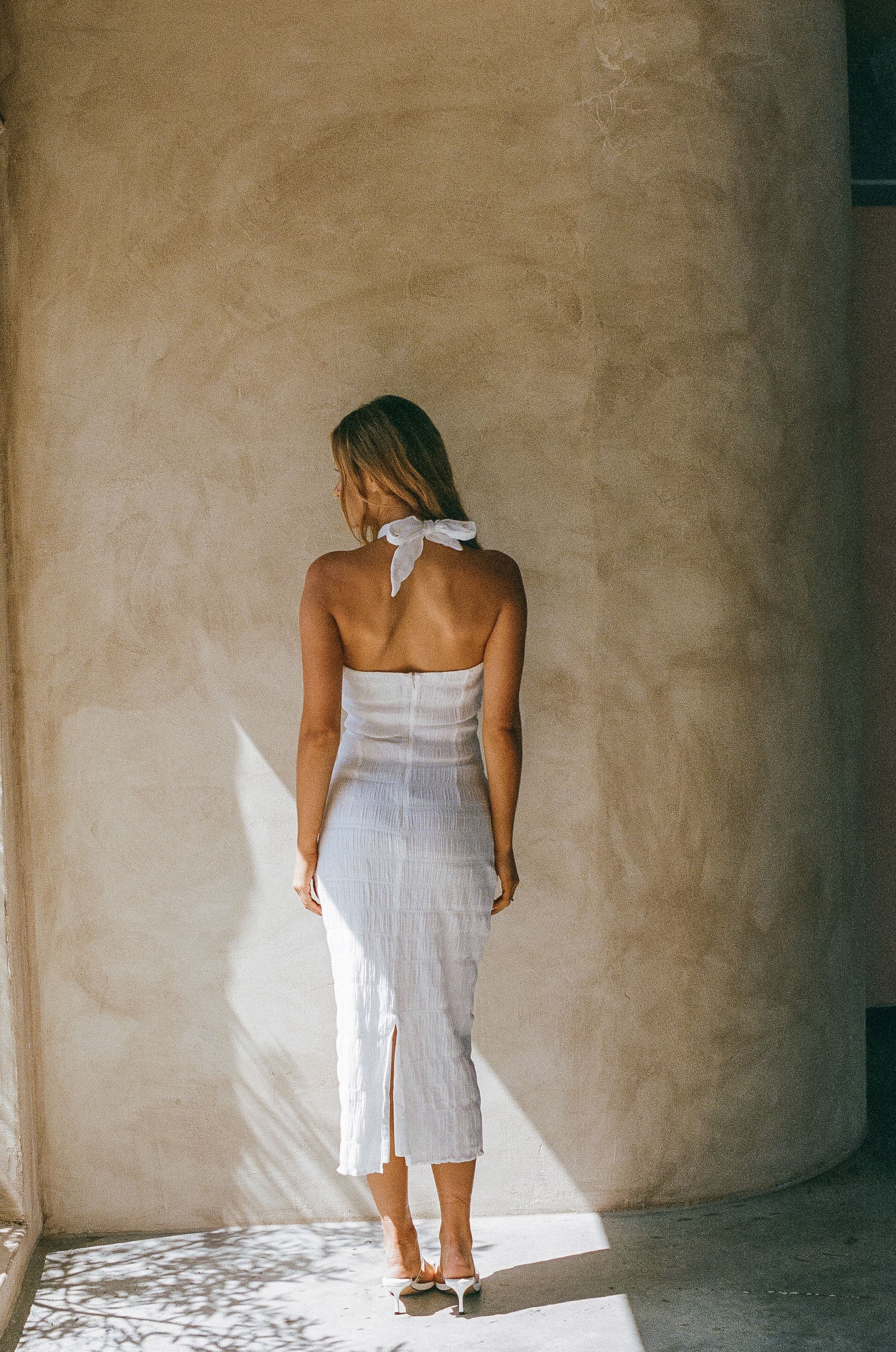 SAMPLE-Arlet Halter Dress