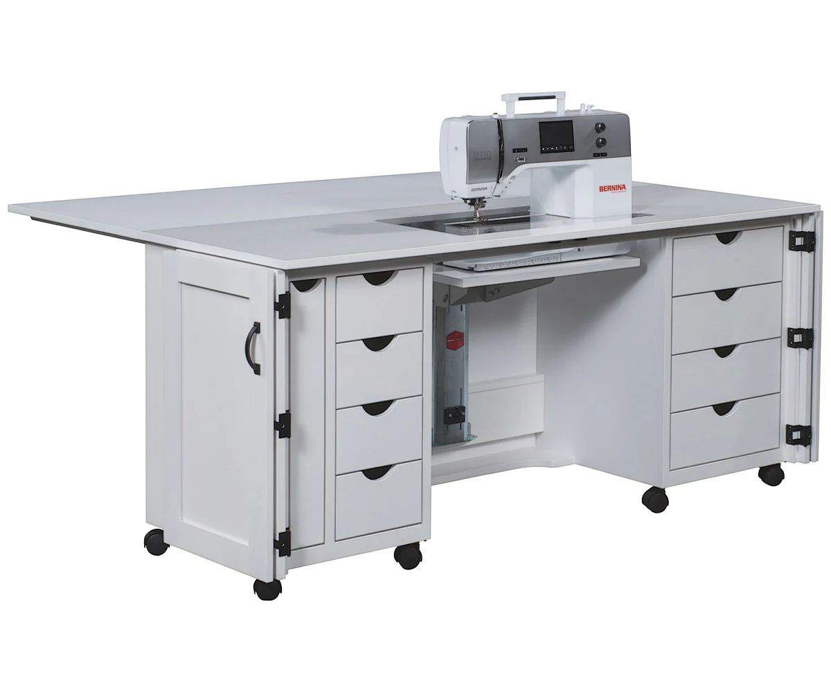 Amish Flat Top Sewing Cabinet