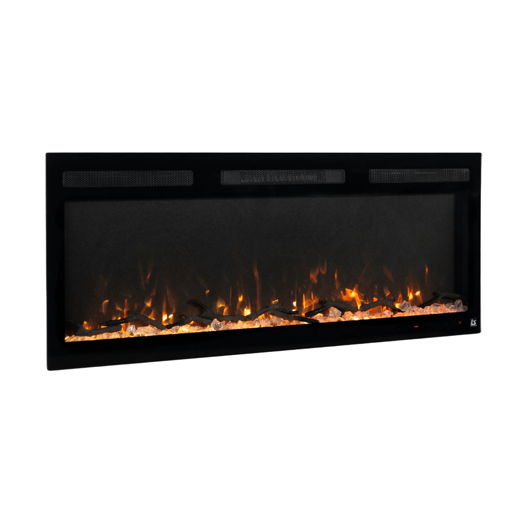 Sideline Fury 50 Inch Slim-Depth Recessed Smart Electric Fireplace 80054