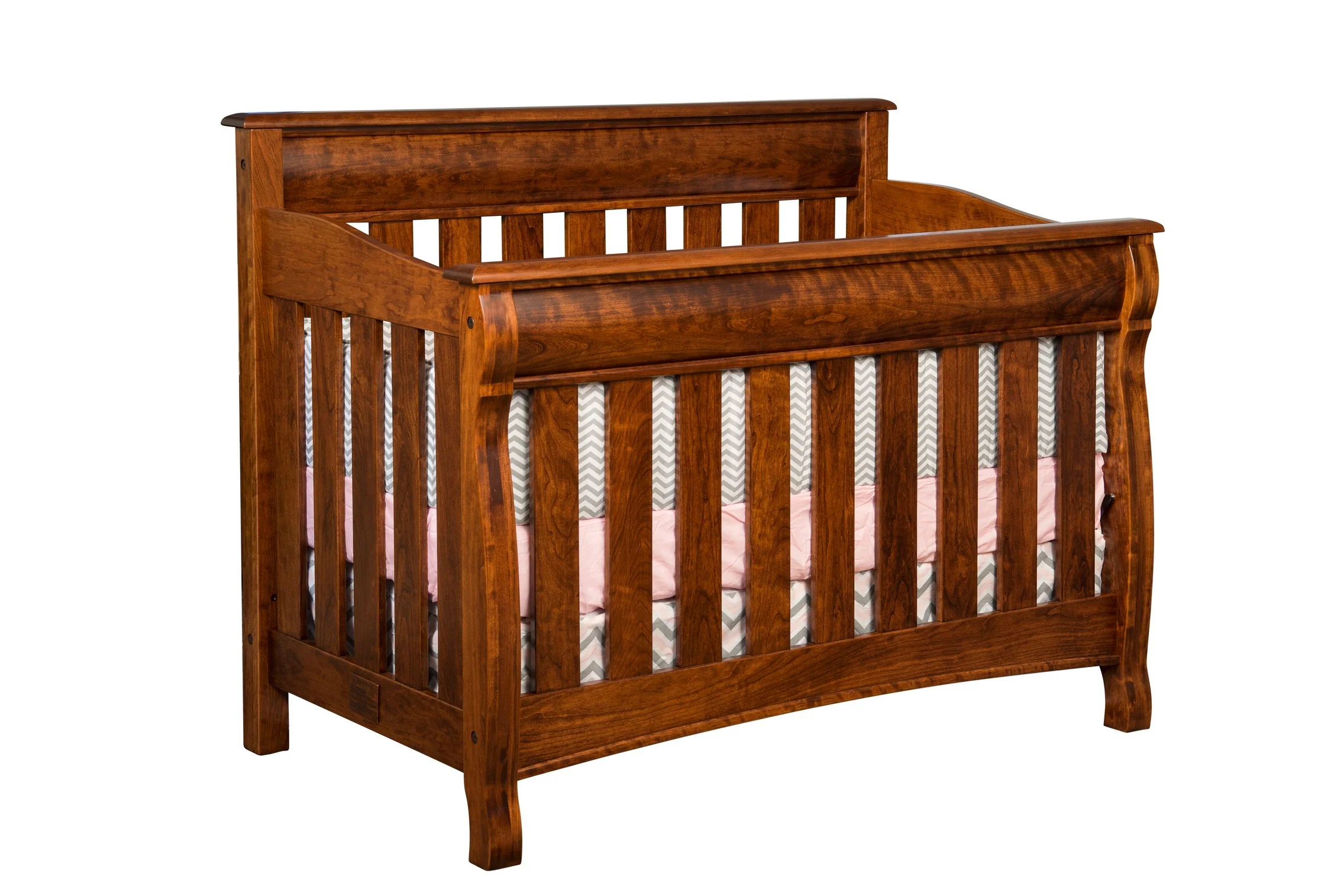 Amish Castlebury Baby Crib