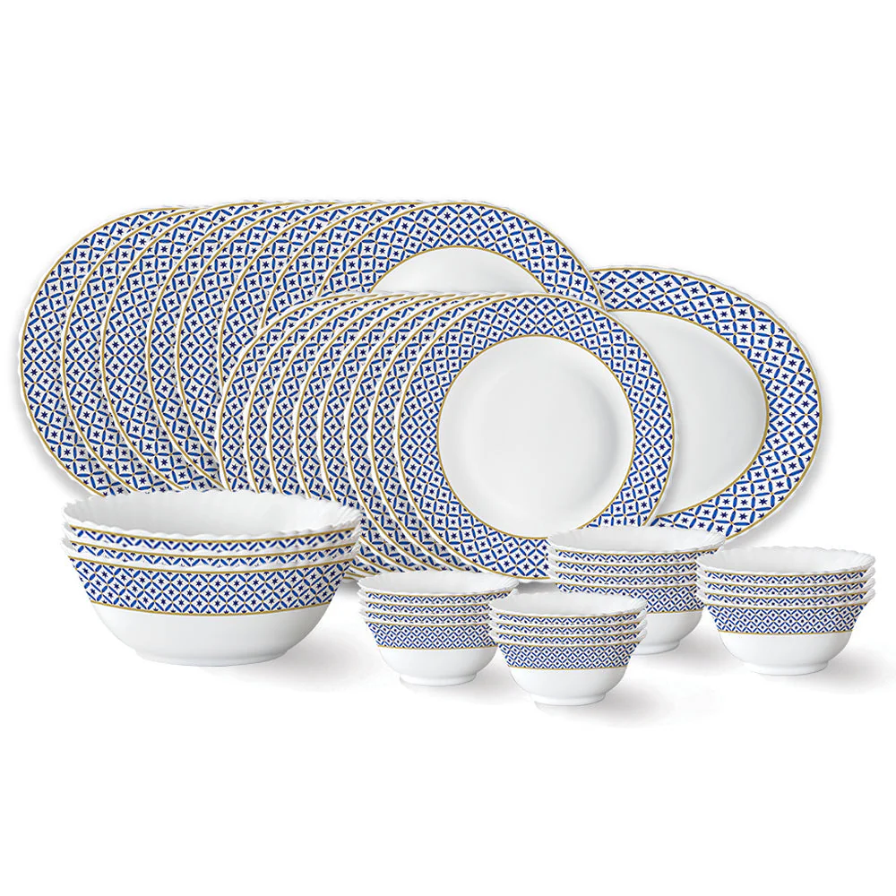 Larah by Borosil Juliet Dinner Set, 6 pc