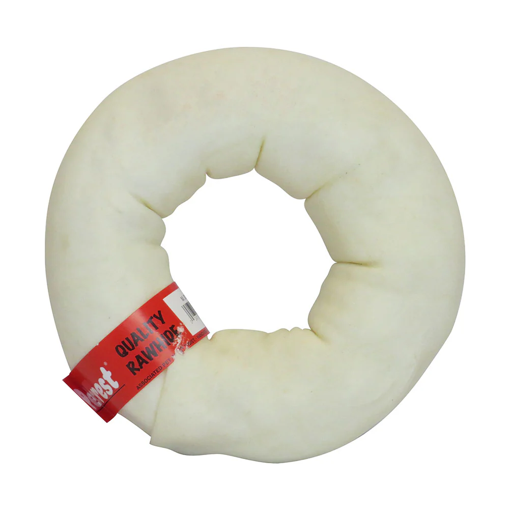 Lennox® Natural Premium Rawhide Donut Dog Treats Medium 5-6