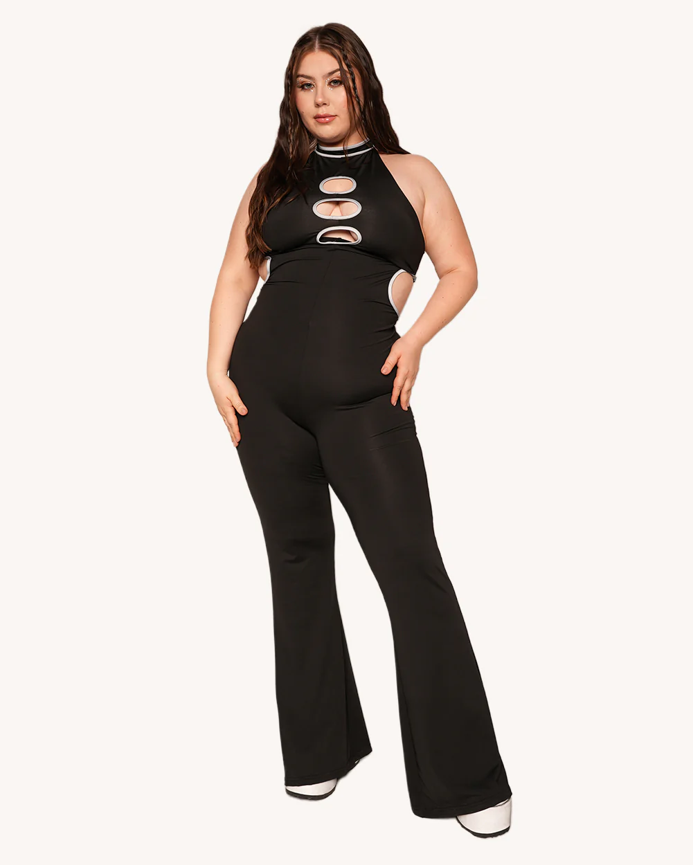 Night Vision Reflective Cutout Jumpsuit