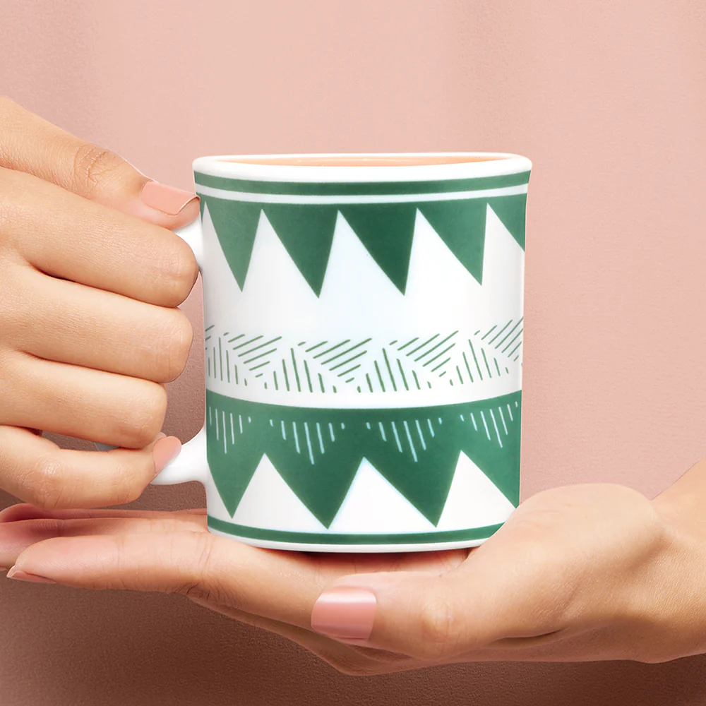 Larah by Borosil Tri Wave Mug, 350ml