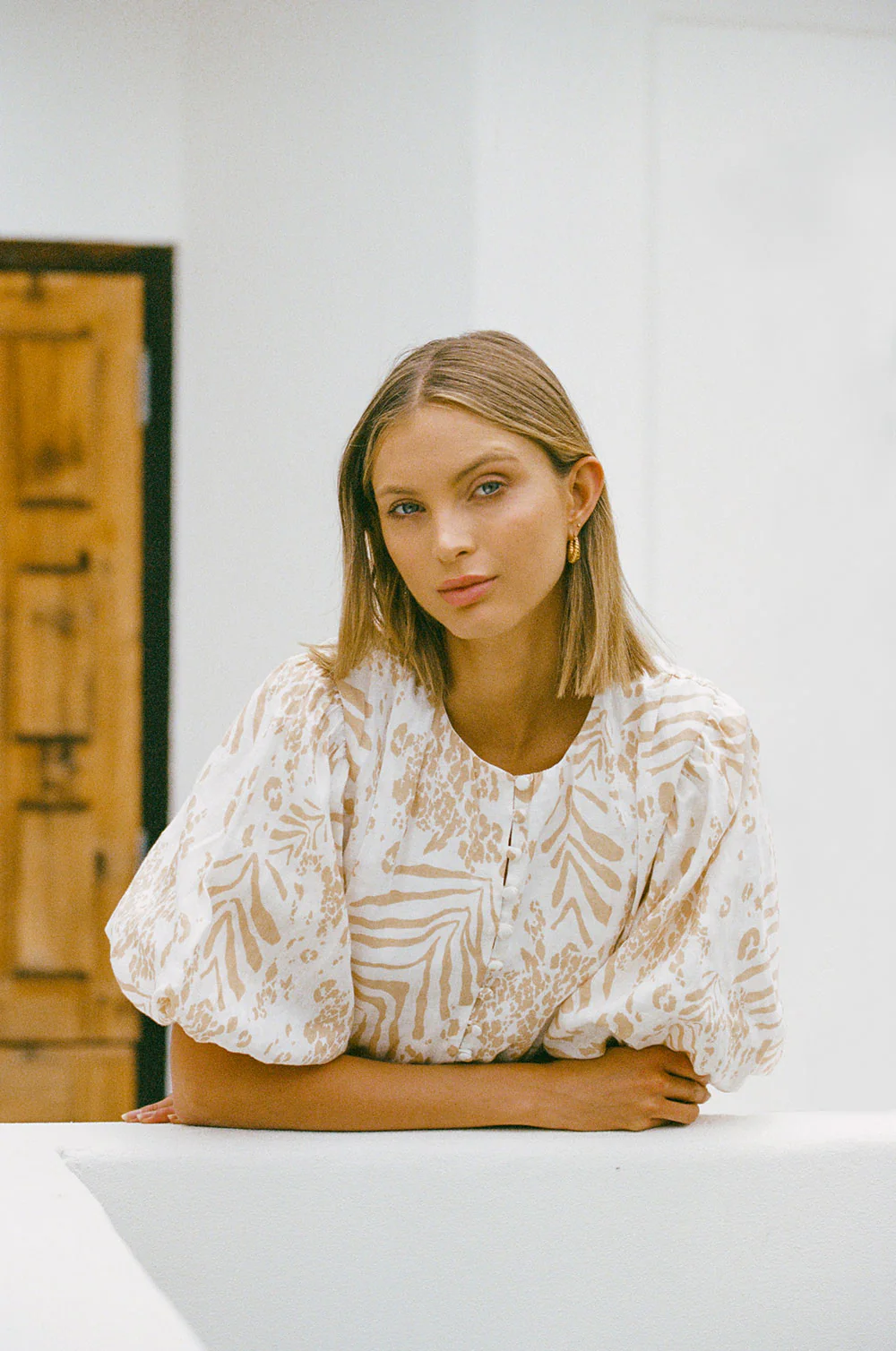 SAMPLE-Aura Linen Dress