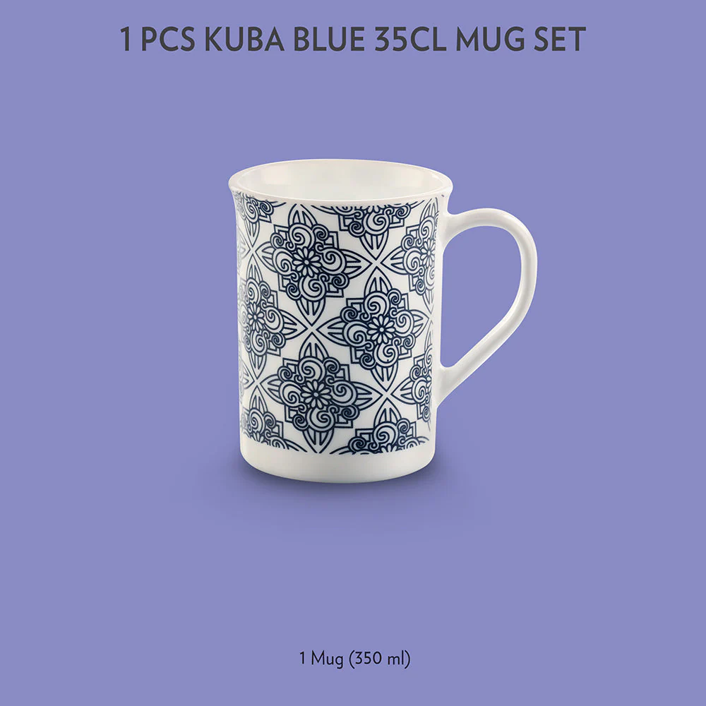 Larah by Borosil Kuba Blue Mug, 350ml