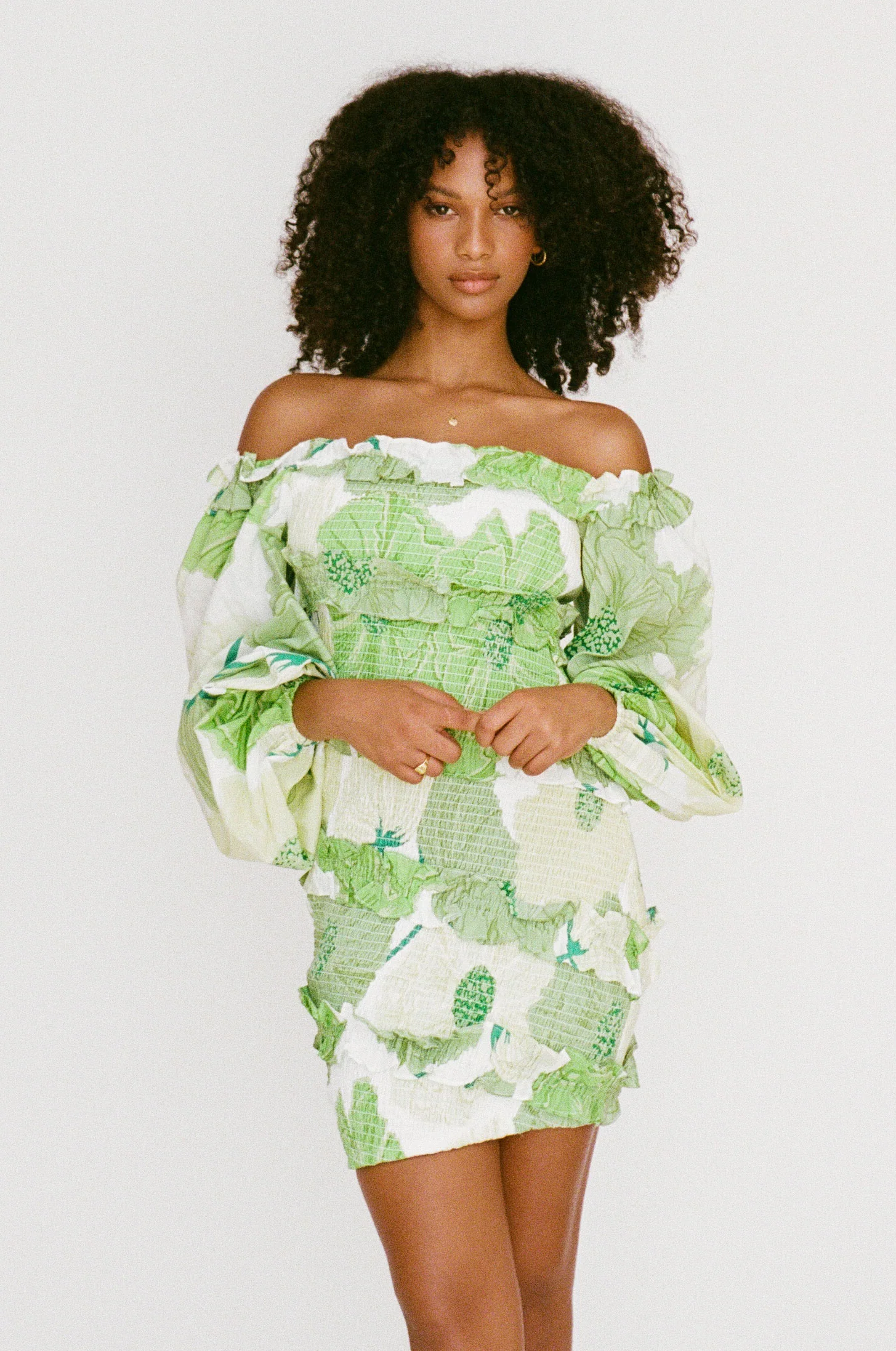 SAMPLE-Berlyn Shirred Dress