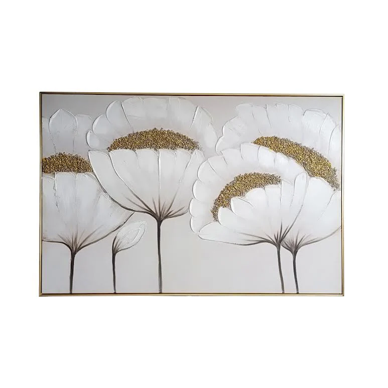 80 x 120cm Flower Design Frame Multicoloured