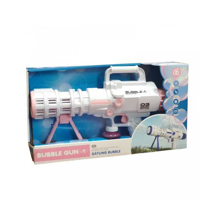 Bubble Blaster Toy Pink & White