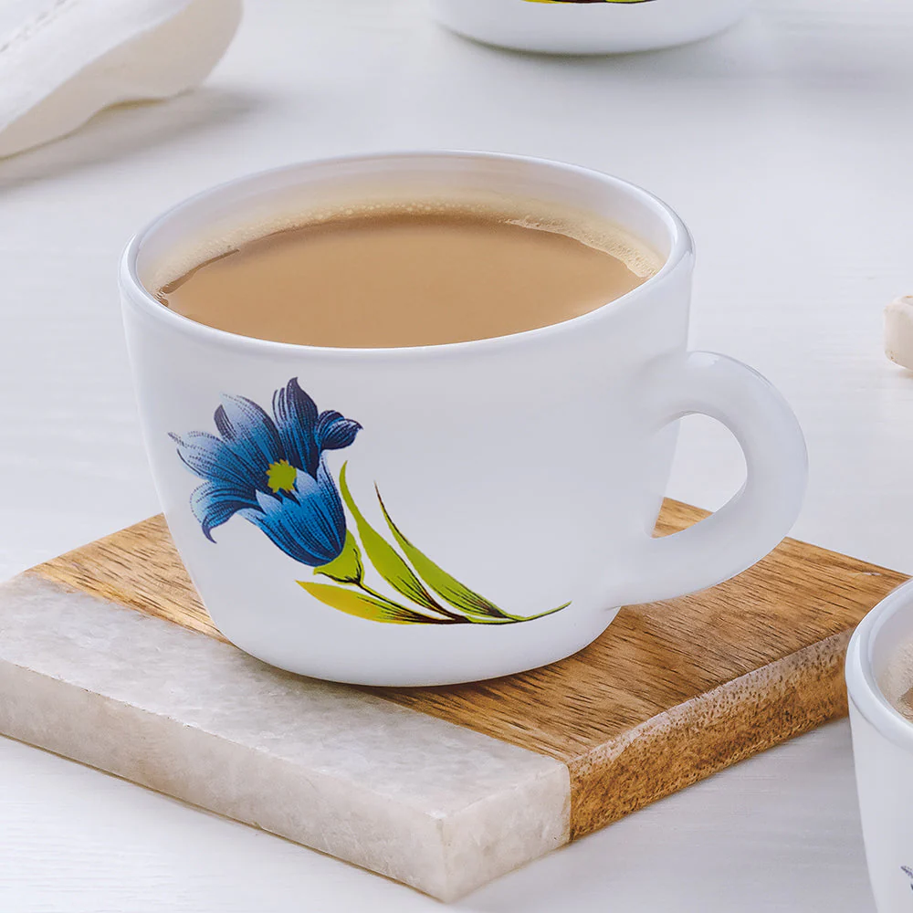 Larah by Borosil Nina Cup Set, 140ml x 6