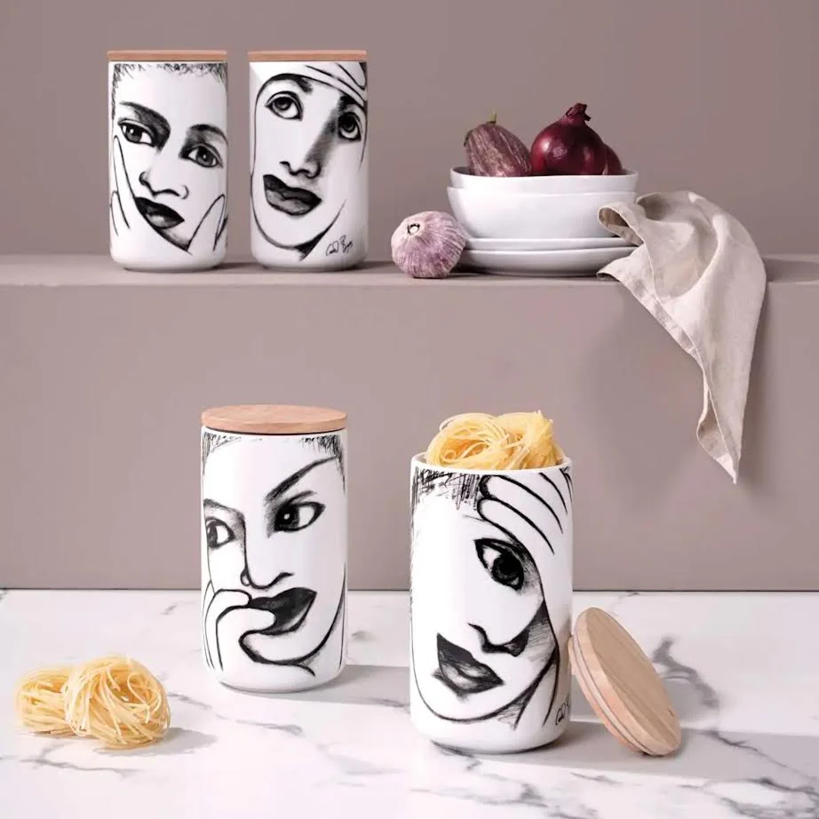 Carrol Boyes 950ml Restful Mind Large Canister White