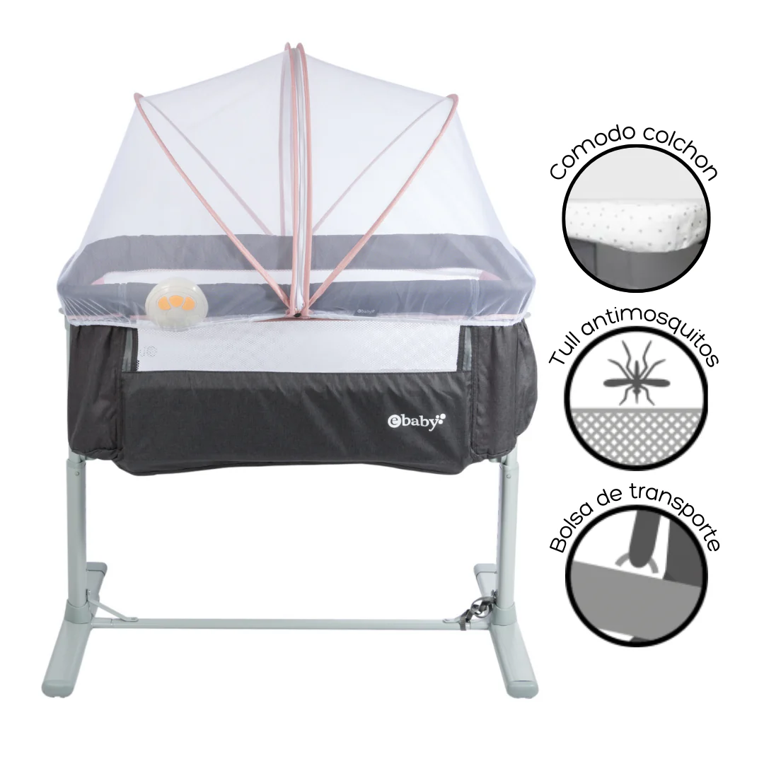 CUNA COLECHO TAMY EB756 EBABY ROSADO