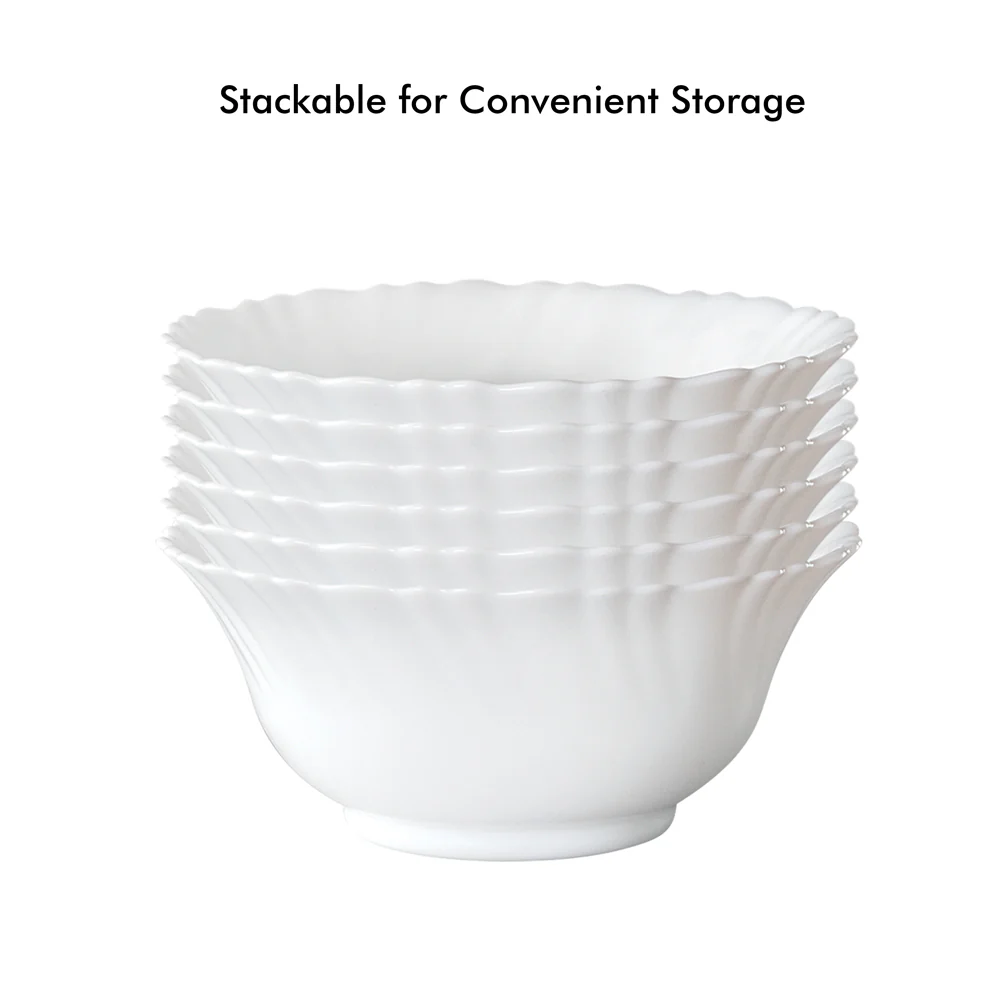 Larah by Borosil Brand Logo 19 pc Dinner Set