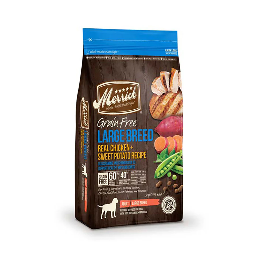 Merrick® Grain Free Large Breed Real Chicken & Sweet Potato Recipe Dog Food 25 Lbs