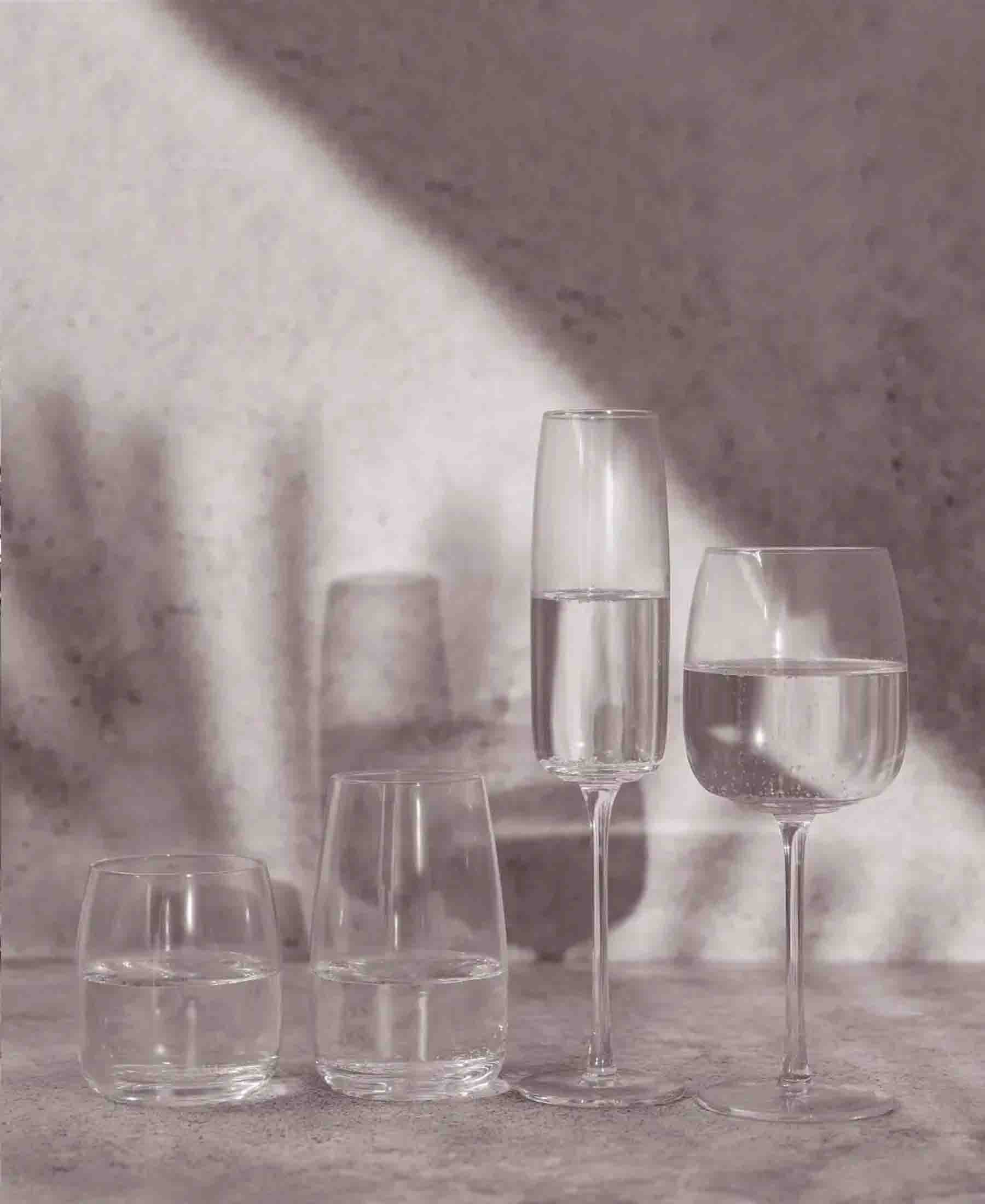 Carrol Boyes Ripple 4 Piece Wine Glass - Clear