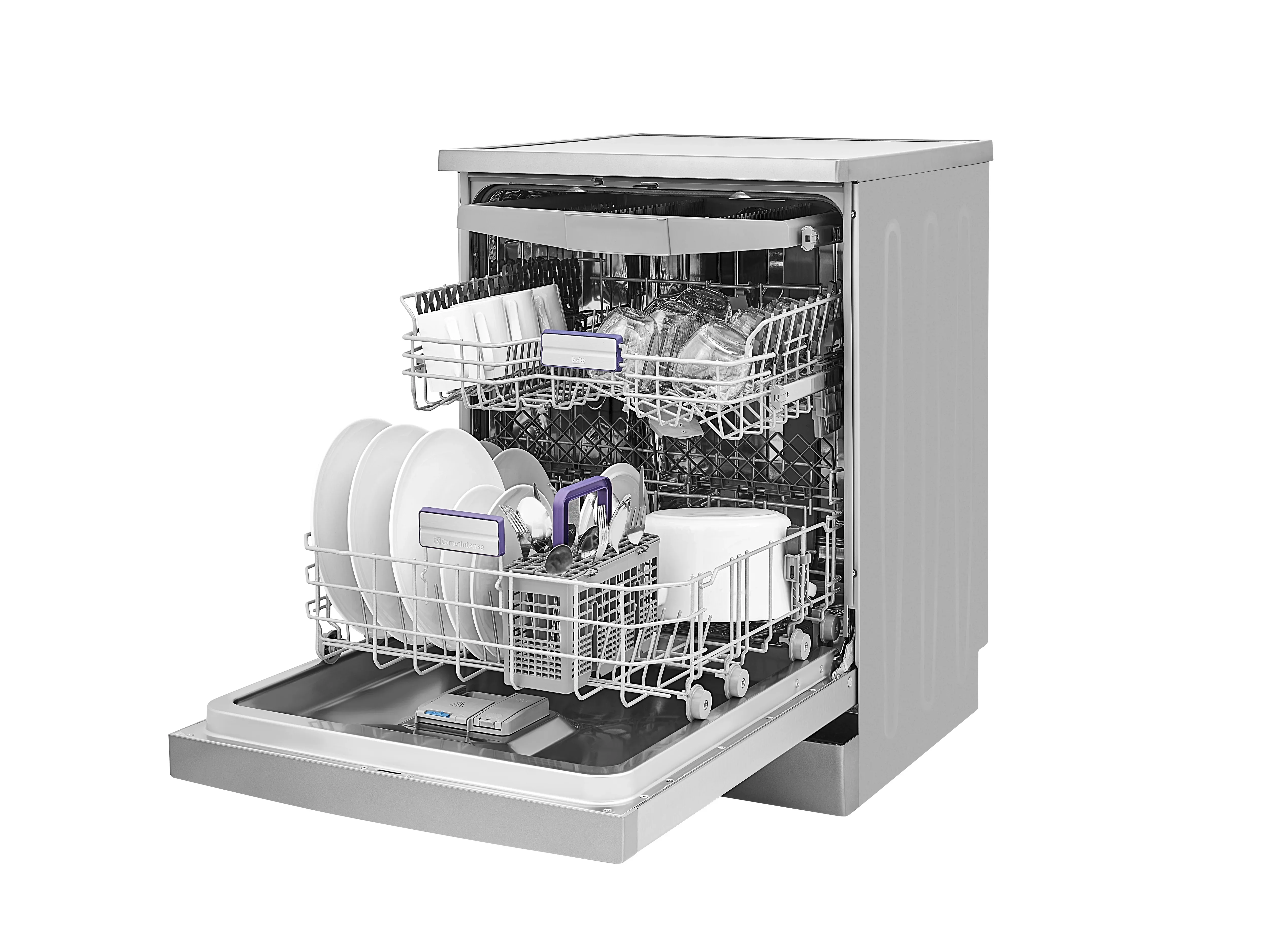 Beko 16 Place 60cm Dishwasher - Stainless Steel | BDFN36640CX