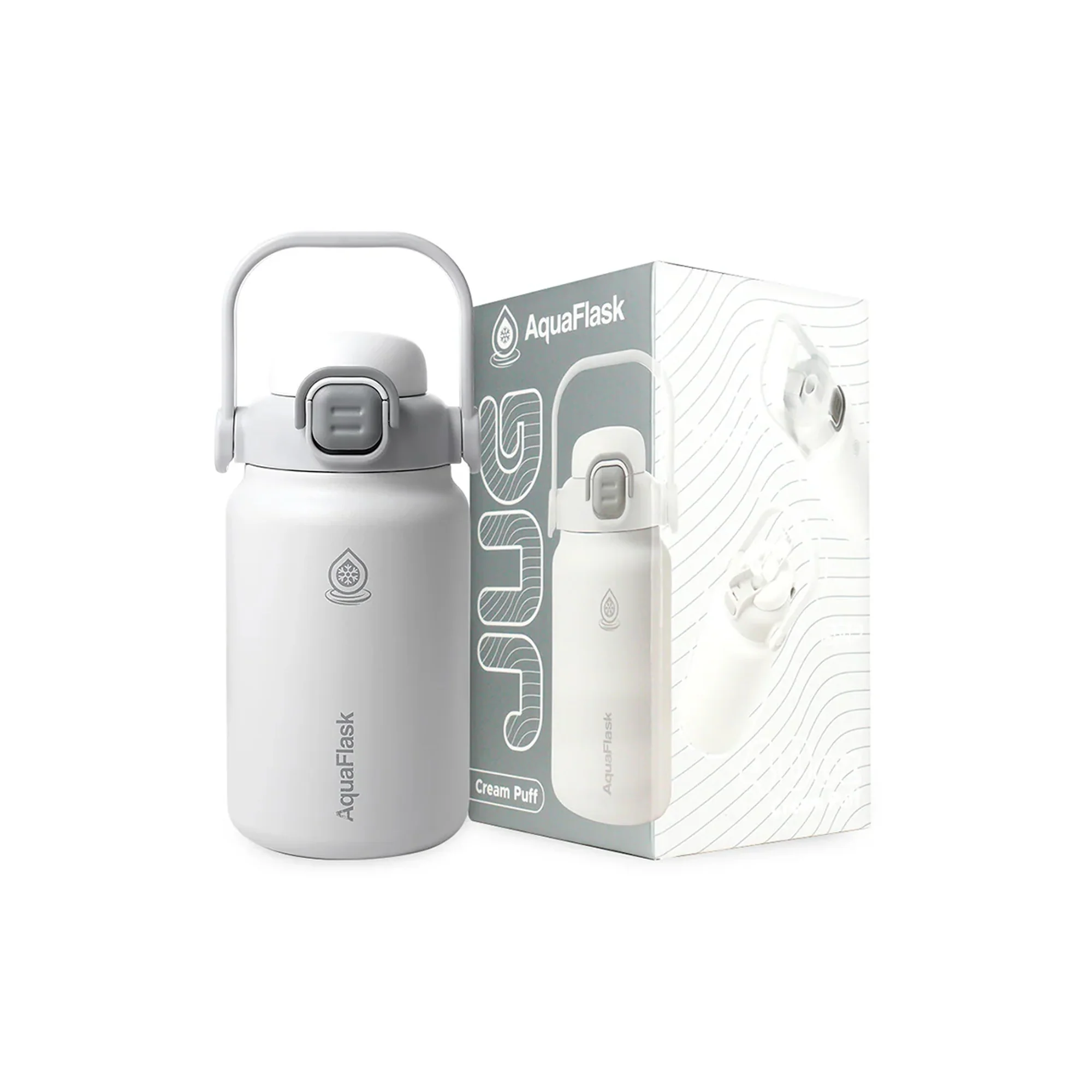Aquaflask Jug 1.2Lt Flask Cream Puff