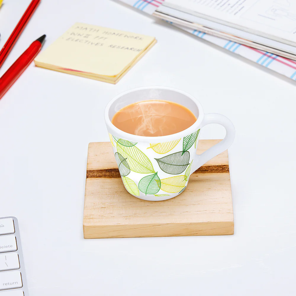 Larah by Borosil Novelty Noma Mug Set, 110ml x 6