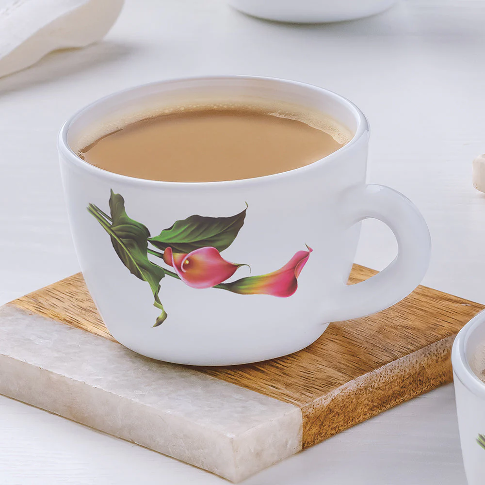 Larah by Borosil Stargazer Cup Set, 140ml x 6