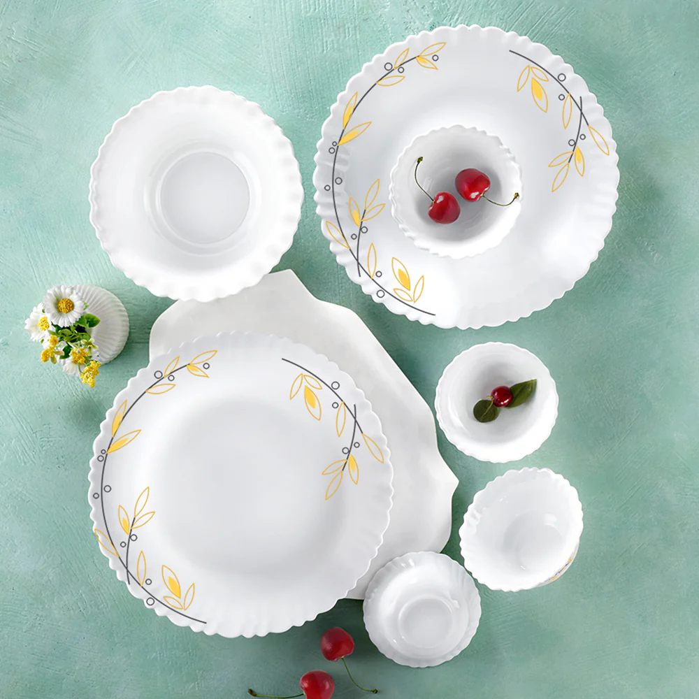 Larah by Borosil Bella 19 pc Dinner Set