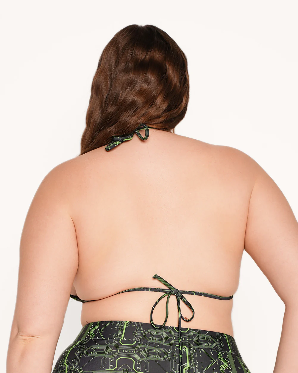 Cyber Matrix Bikini Top