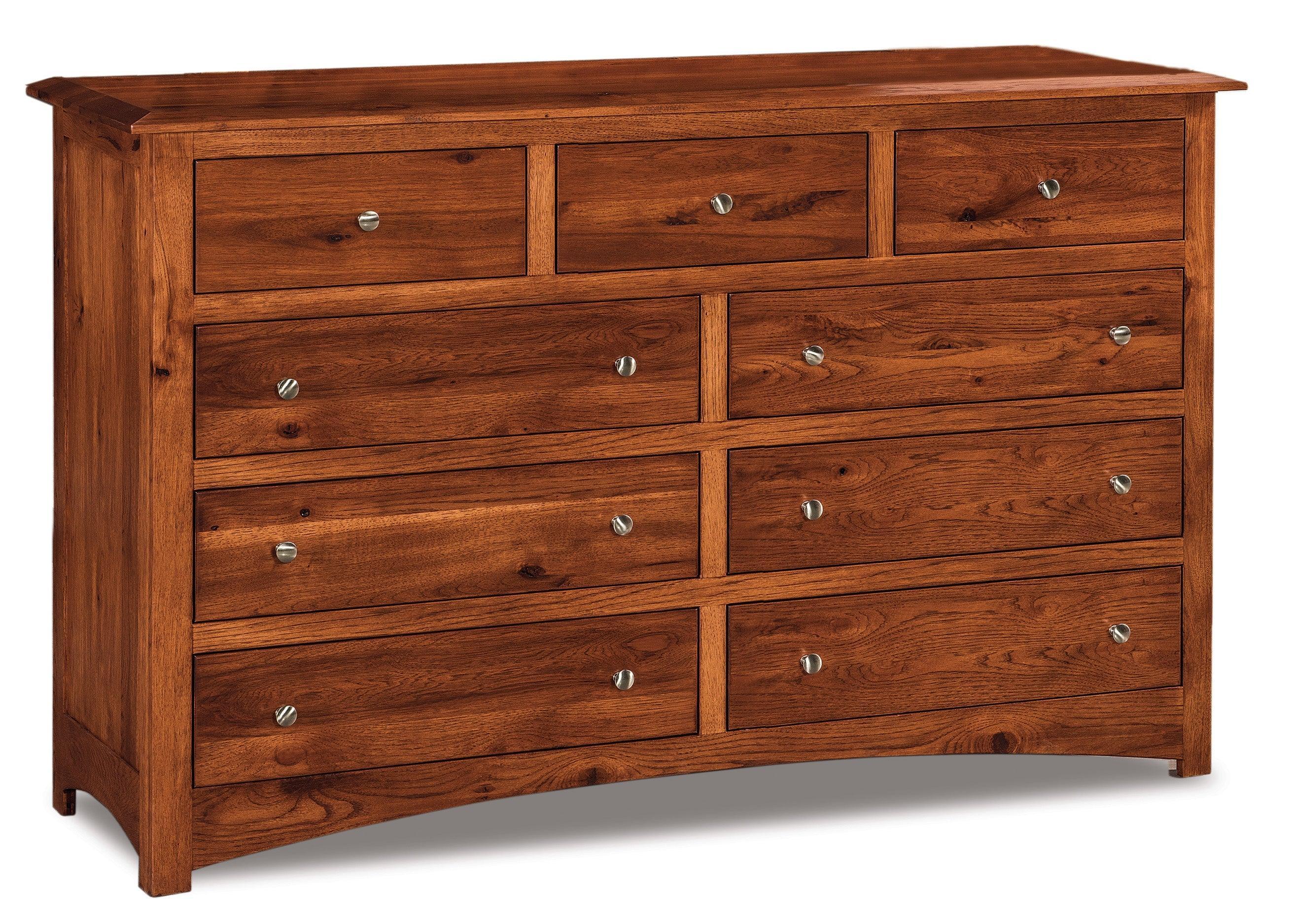 Amish Finland Nine Drawer Dresser