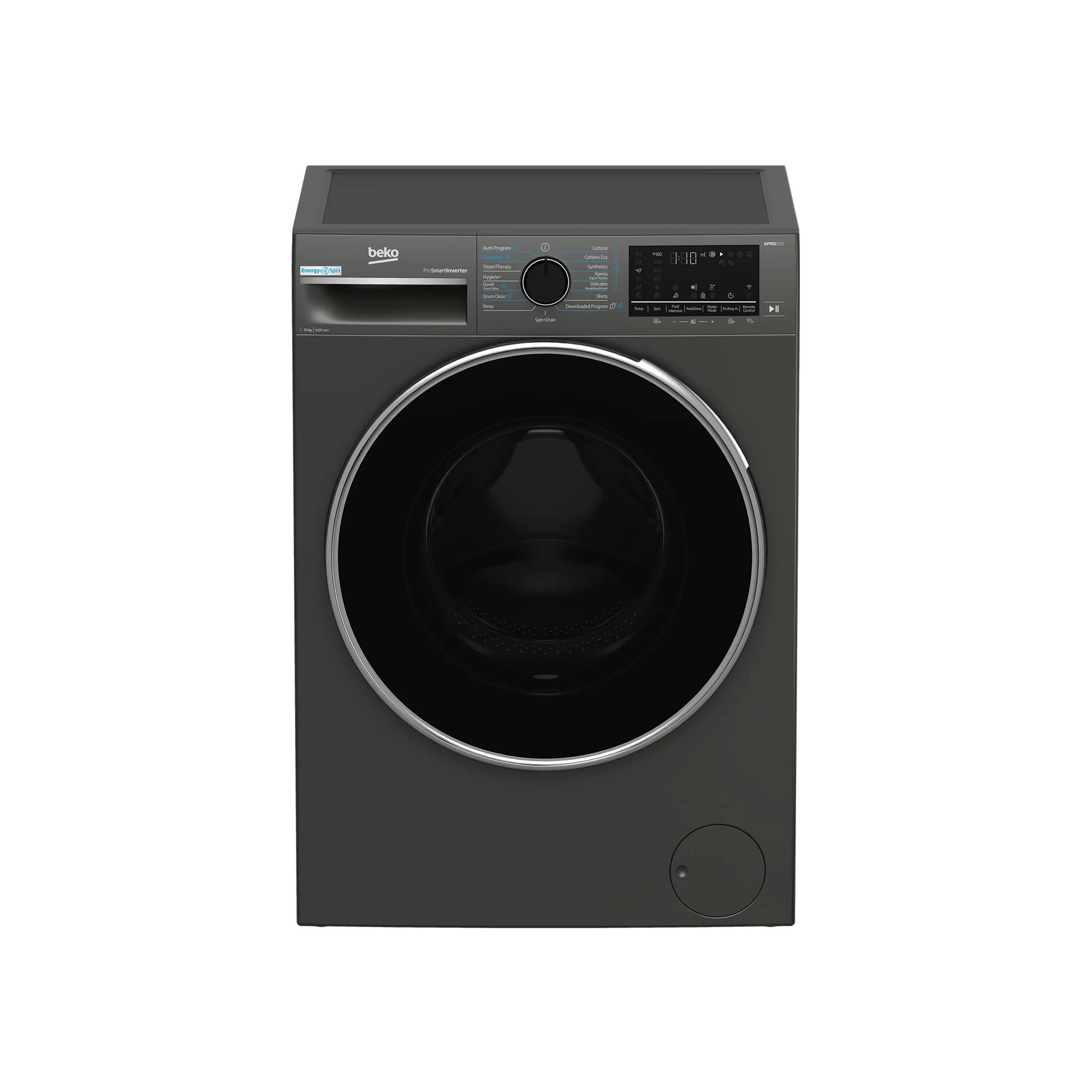 Beko 10kg Front Loader Washing Machine Twilight Grey