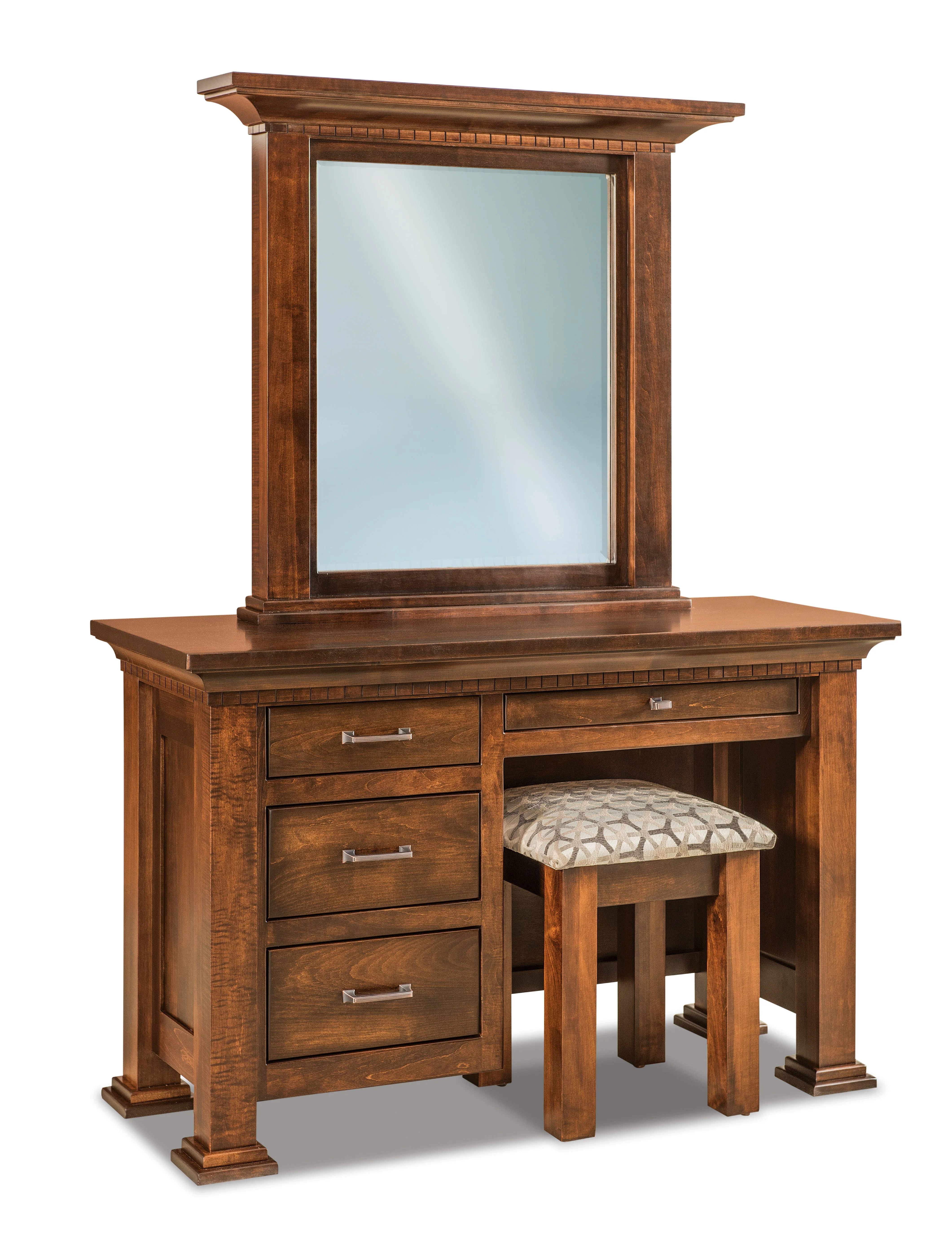 Amish Empire Four Drawer Vanity Dresser
