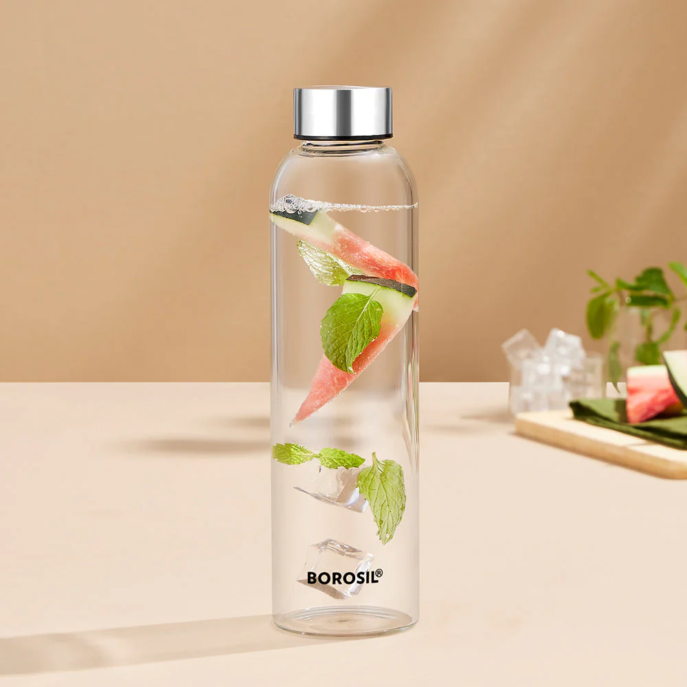 Crysto Slim Clear Glass Bottle Personalise