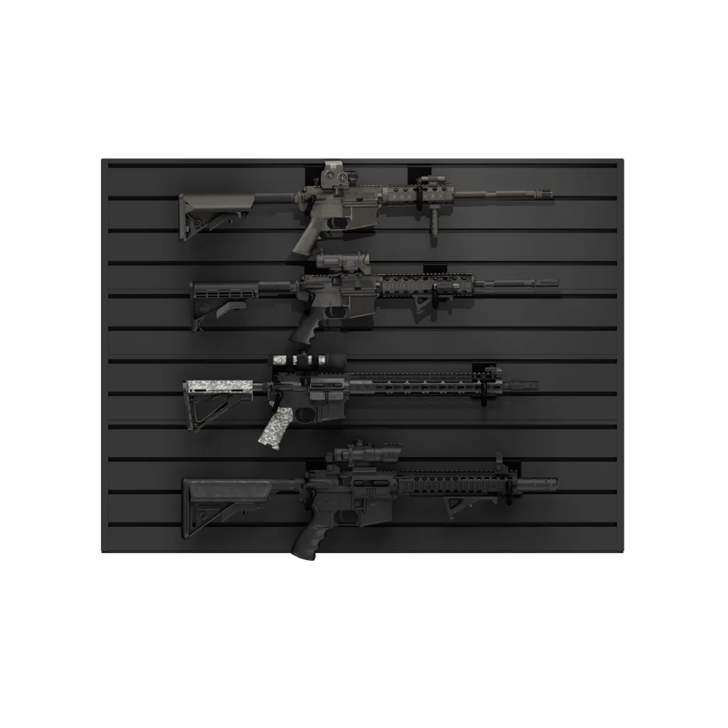 Hold Up Displays Four Rifle Wall Display HD101